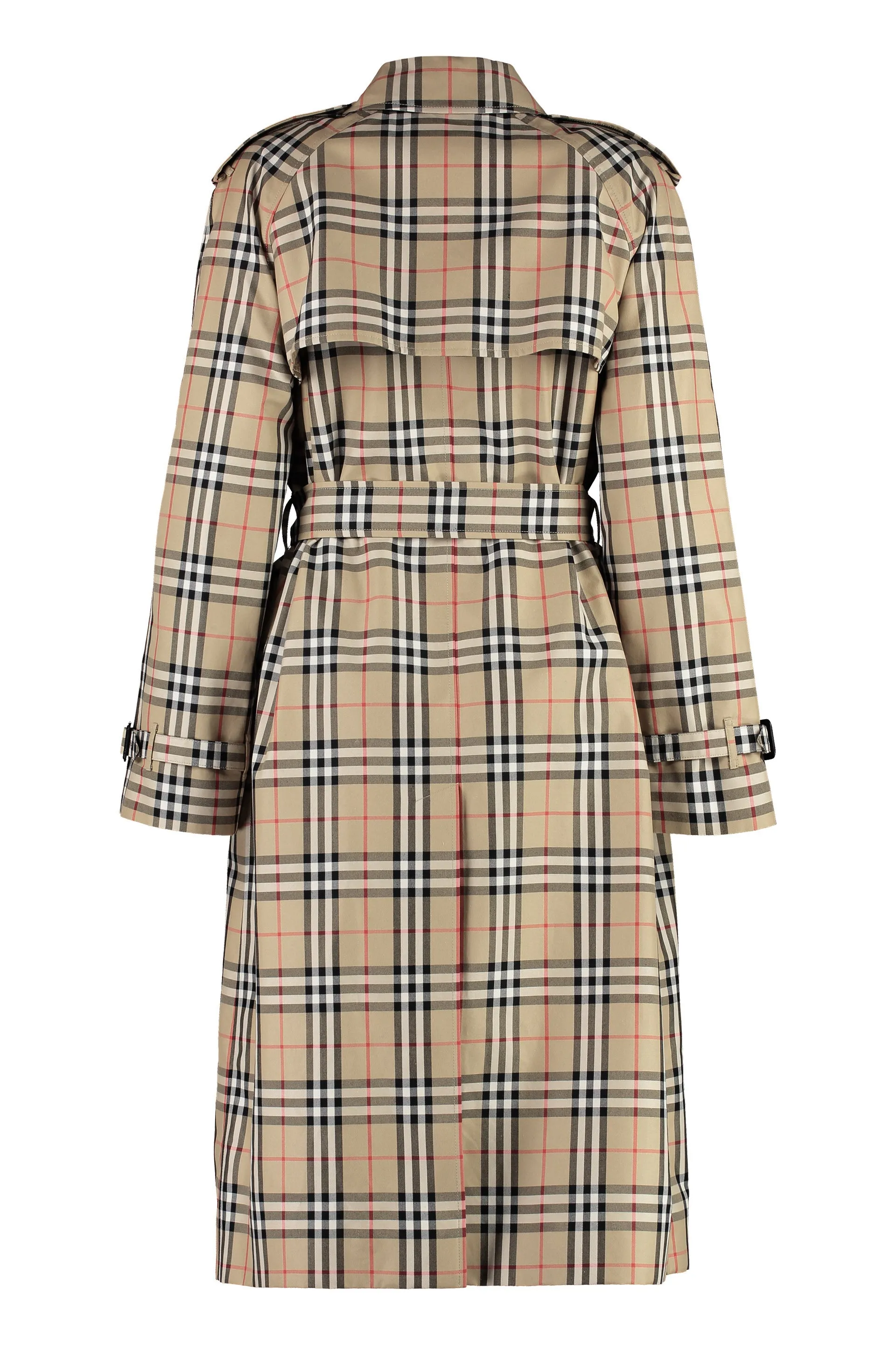 Gabardine Check Trench Coat sold by Lord & Taylor product image thumbnail 2