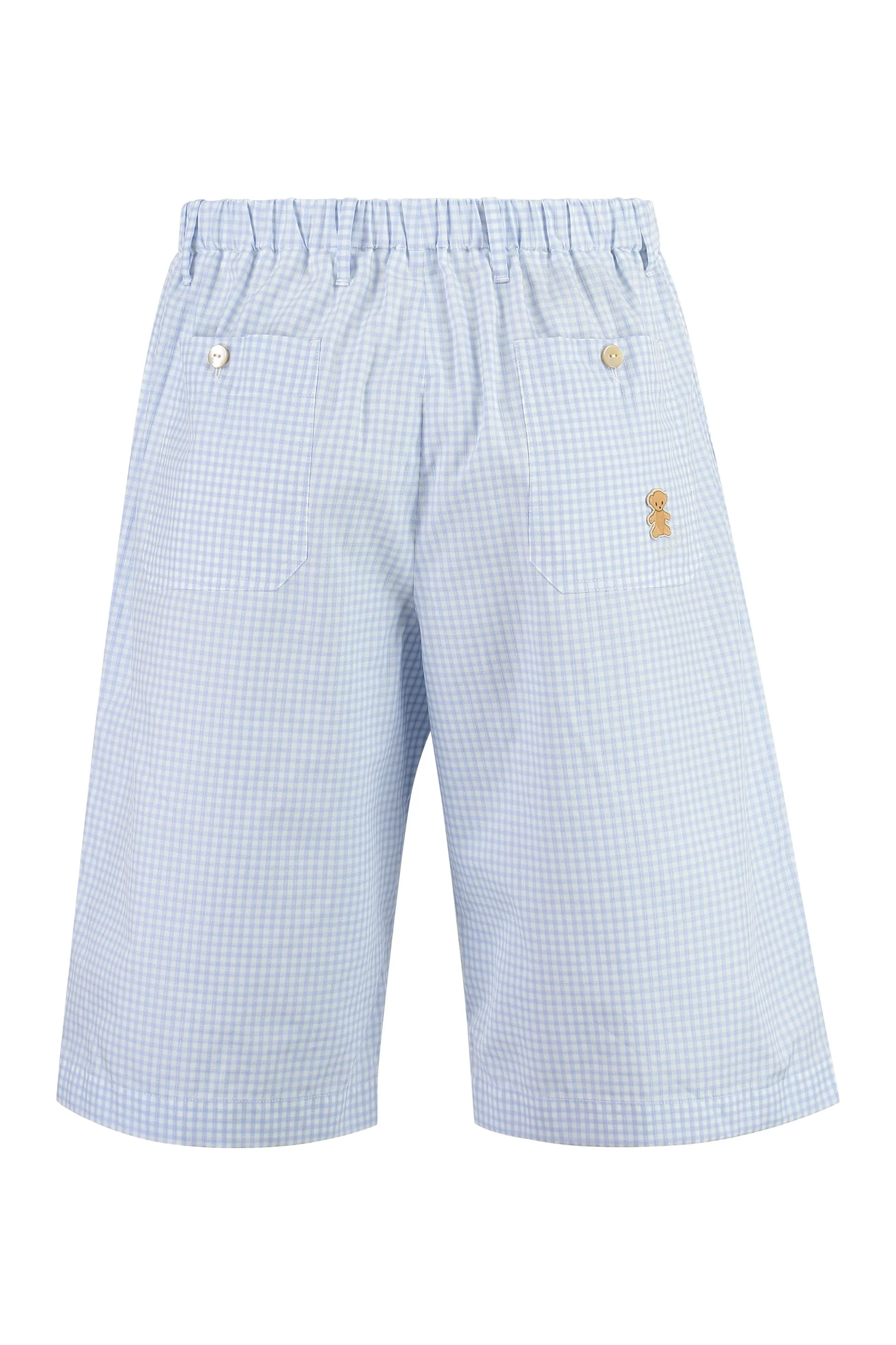 Light Blue Cotton Bermuda Shorts sold by Lord & Taylor product image thumbnail 2