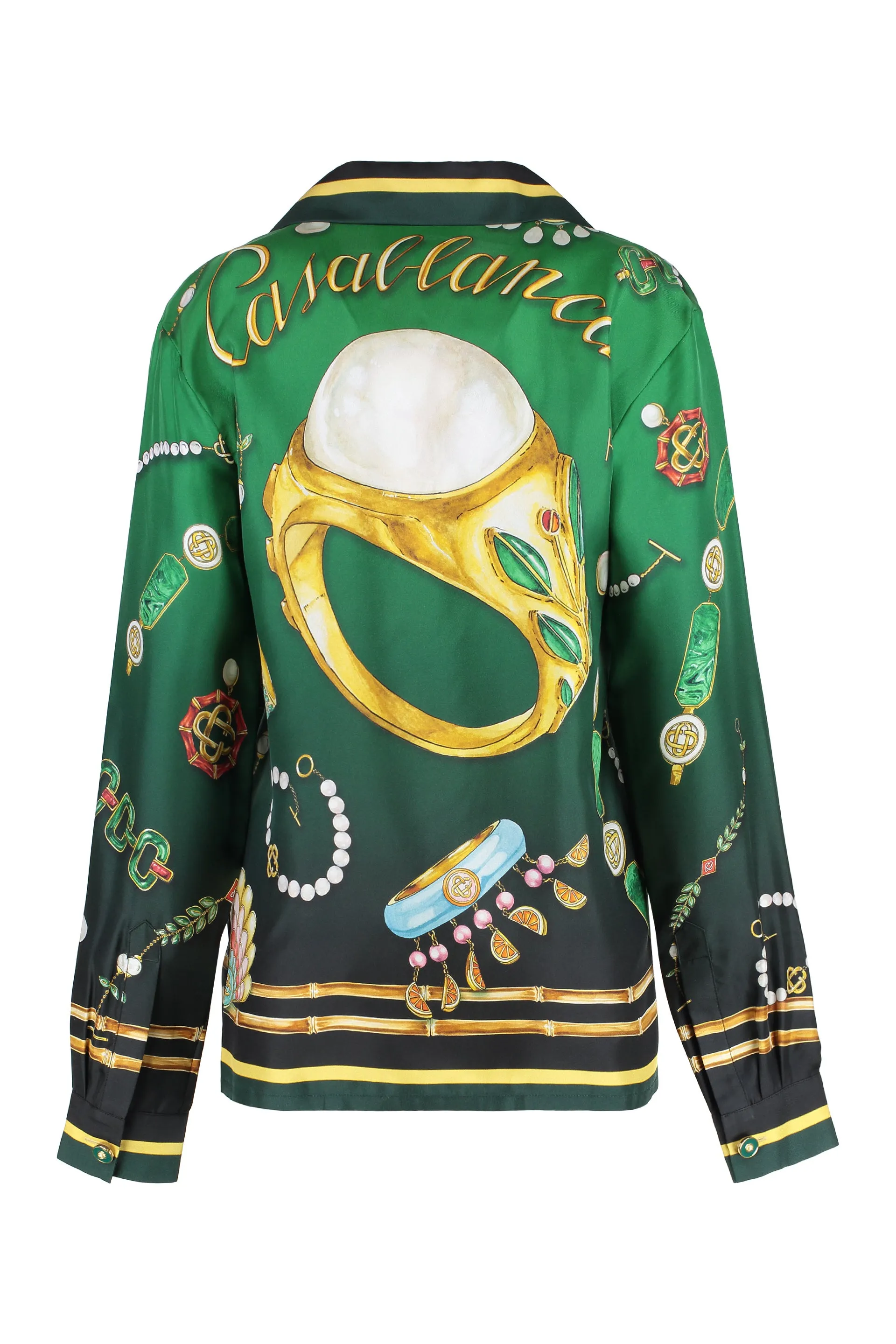 Printed Silk Shirt sold by Lord & Taylor product image thumbnail 2