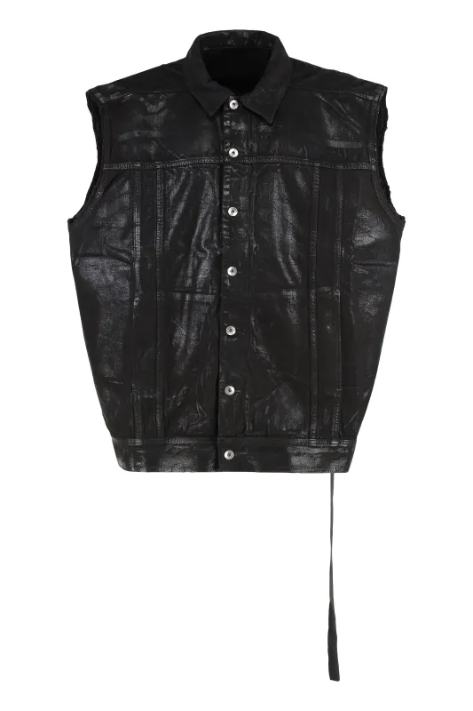 Rick Owens Denim Vest made by Rick Owens