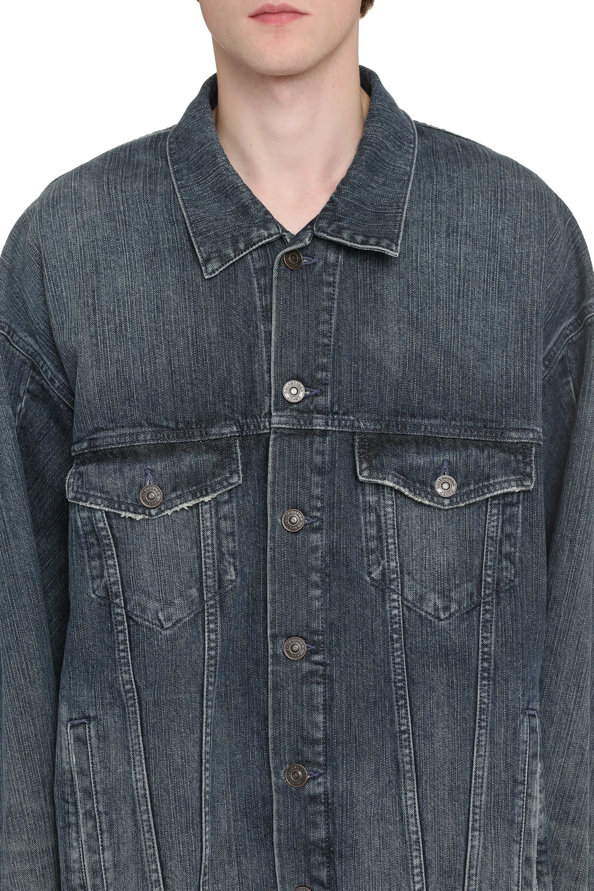 Unisex Denim Jacket sold by Lord & Taylor product image thumbnail 5