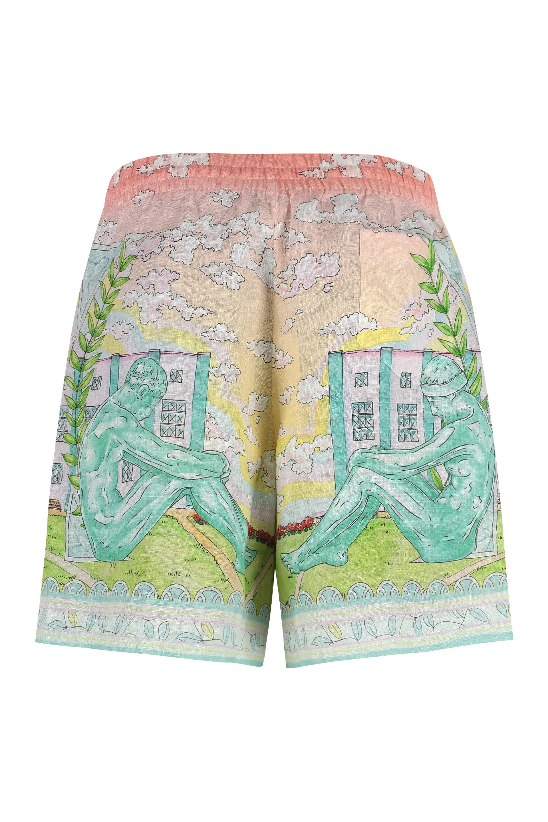 Printed Linen Shorts sold by Lord & Taylor product image thumbnail 2