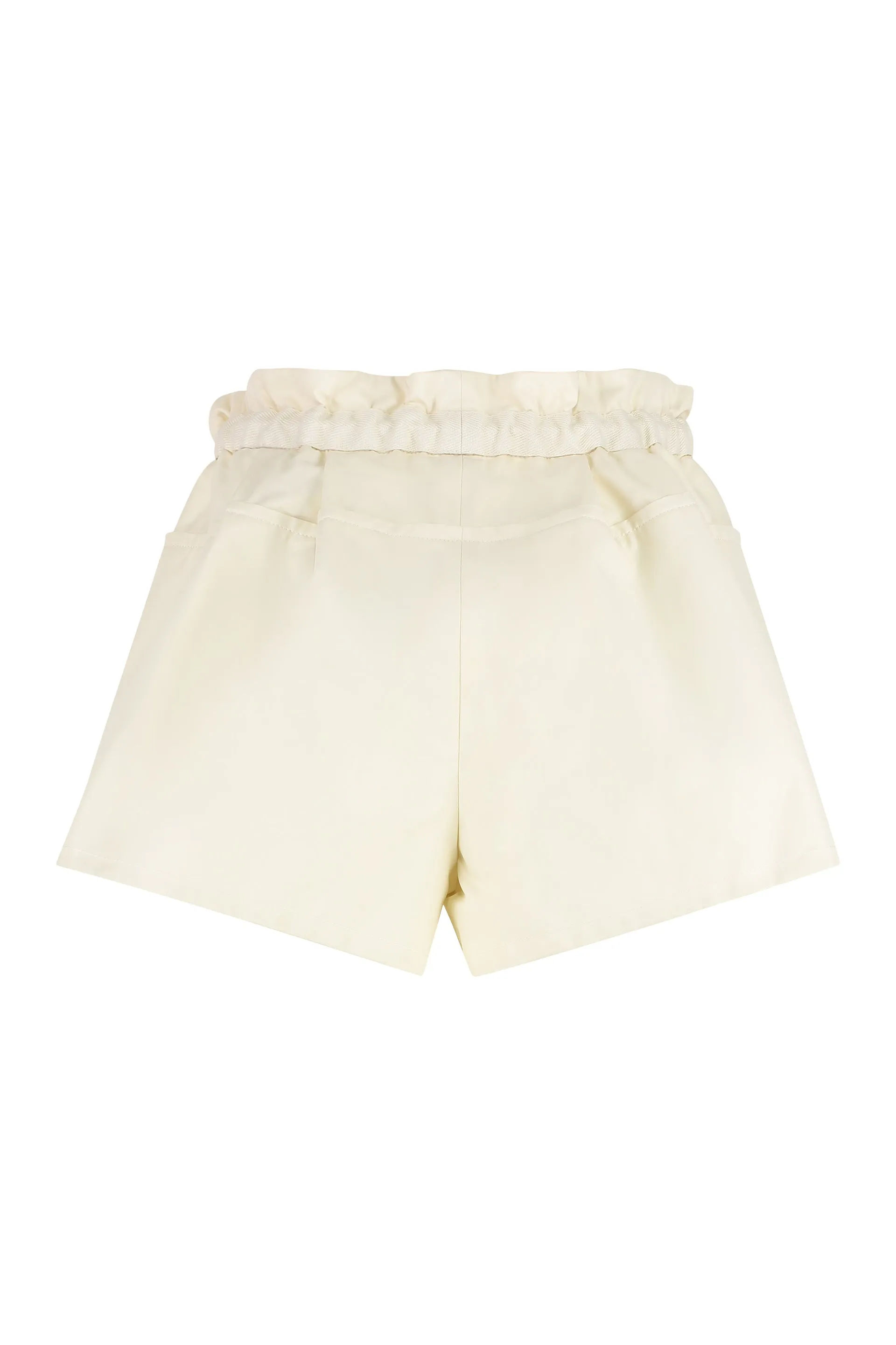 Drawstring Shorts with Faux-Leather Trim sold by Lord & Taylor product image thumbnail 2