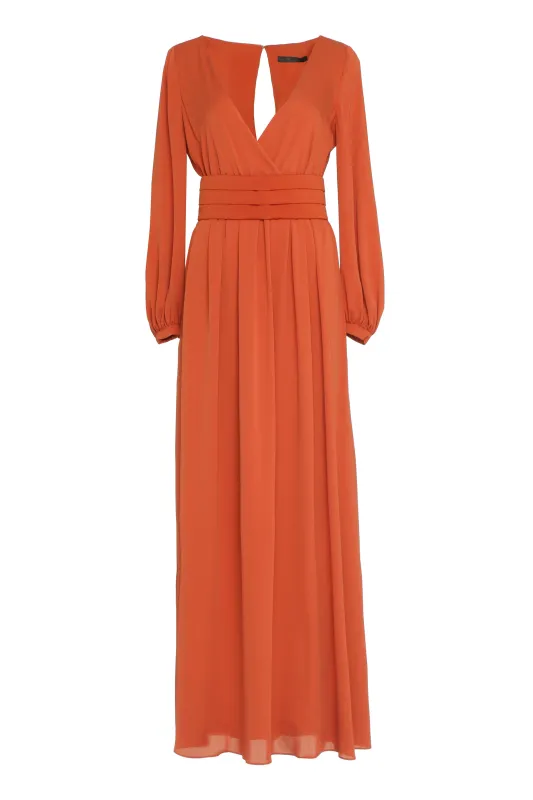 Max Mara Tasca Silk Maxi Dress sold by Lord & Taylor