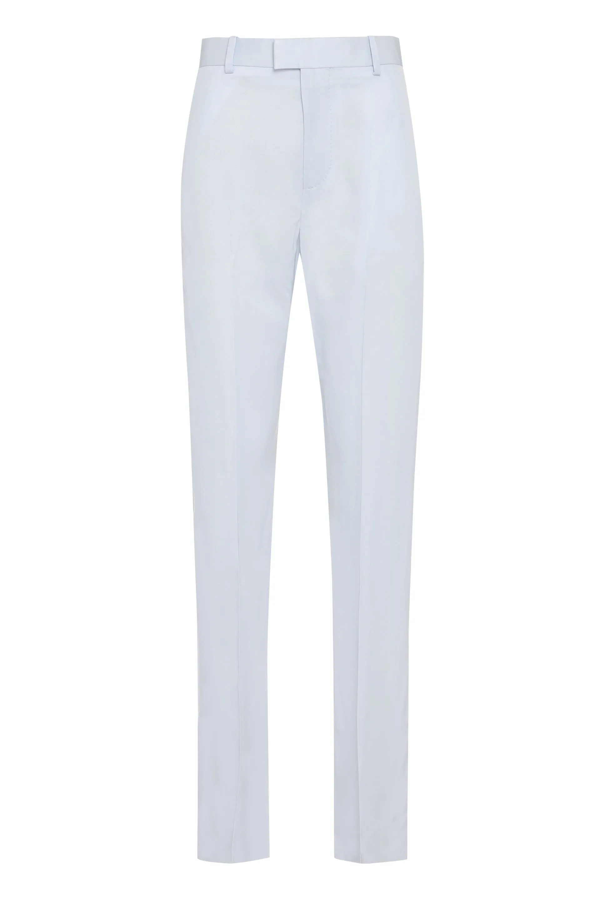 Turquoise Straight-Leg Viscose Trousers sold by Lord & Taylor