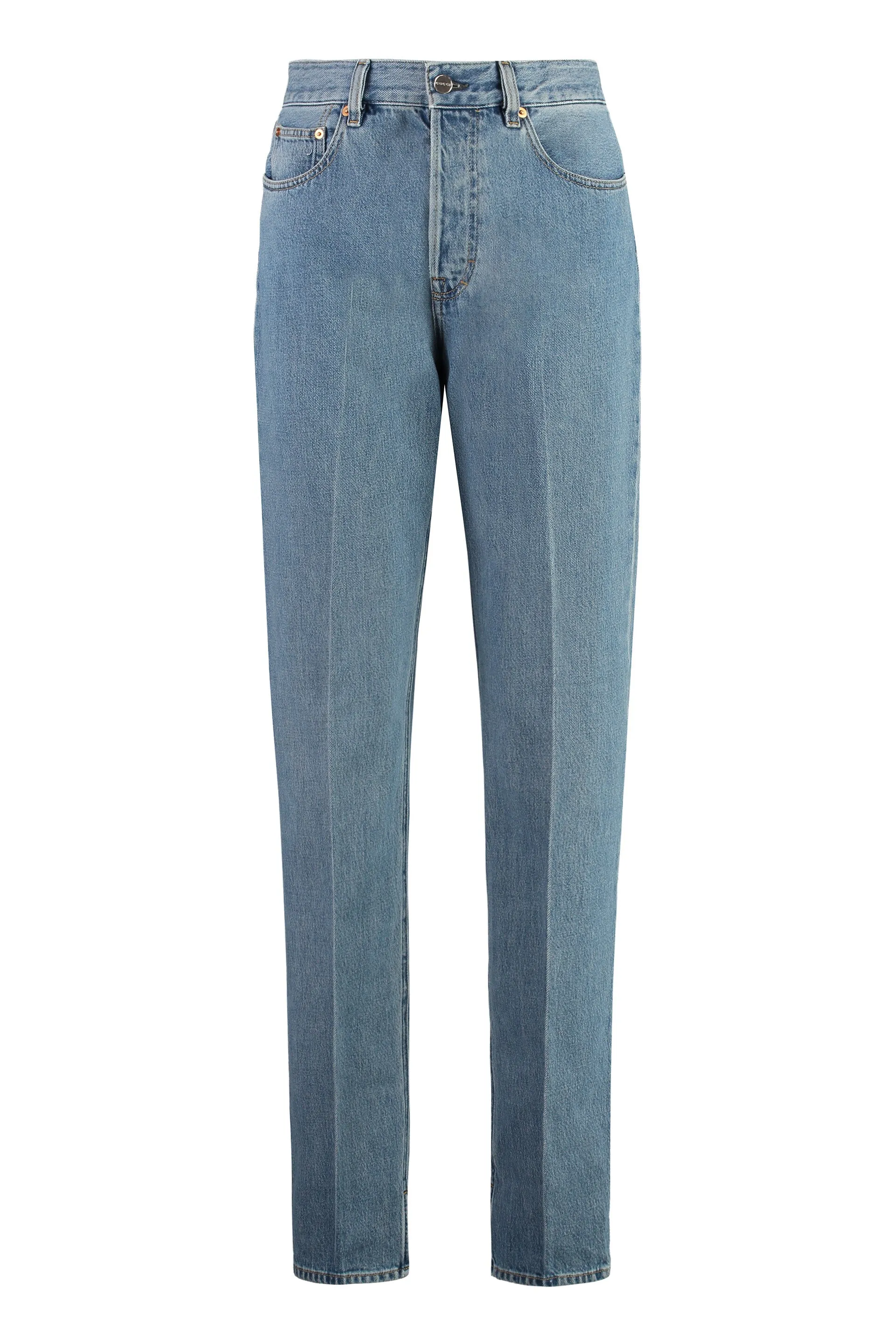 5-Pocket Straight-Leg Jeans sold by Lord & Taylor