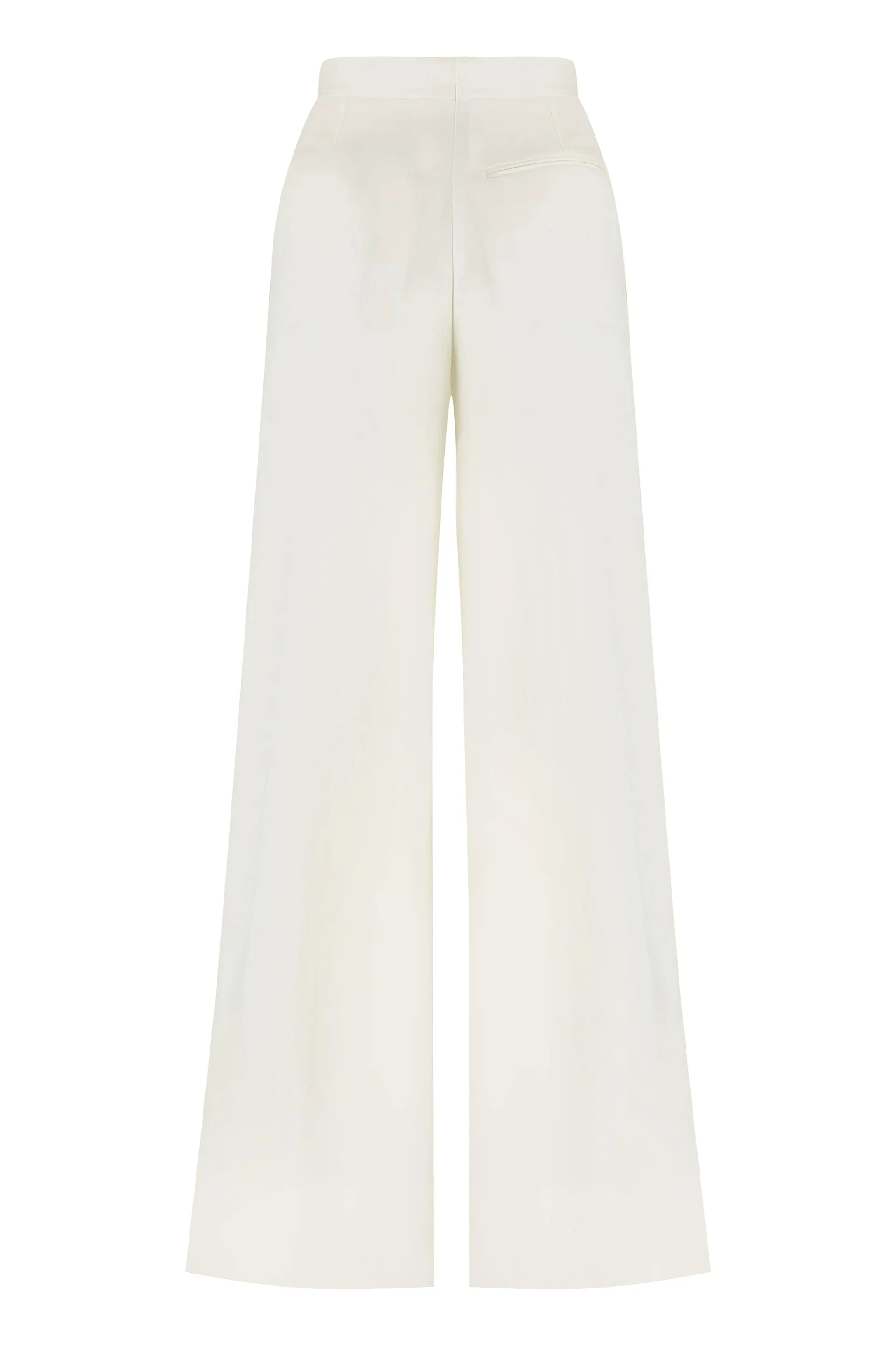 Ivory Wool Trousers sold by Lord & Taylor product image thumbnail 2