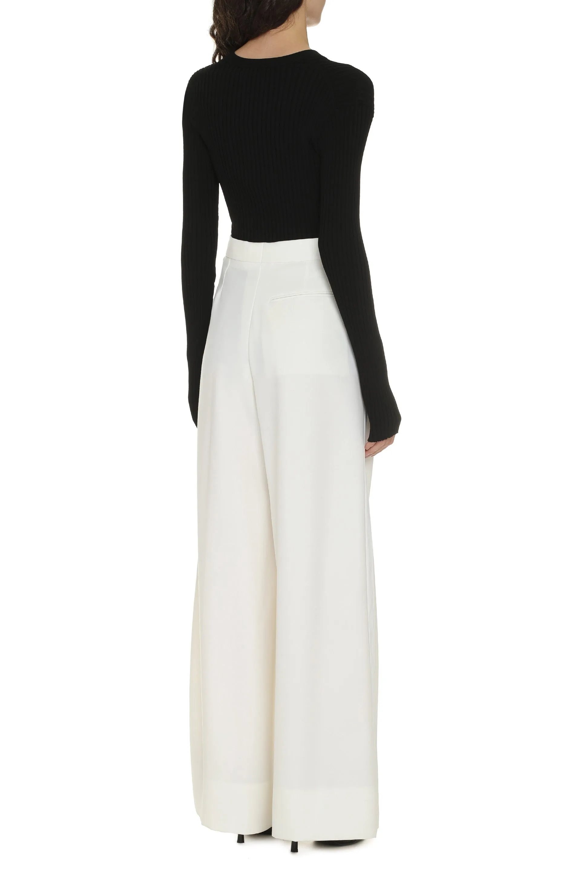 Ivory Wool Trousers sold by Lord & Taylor product image thumbnail 4