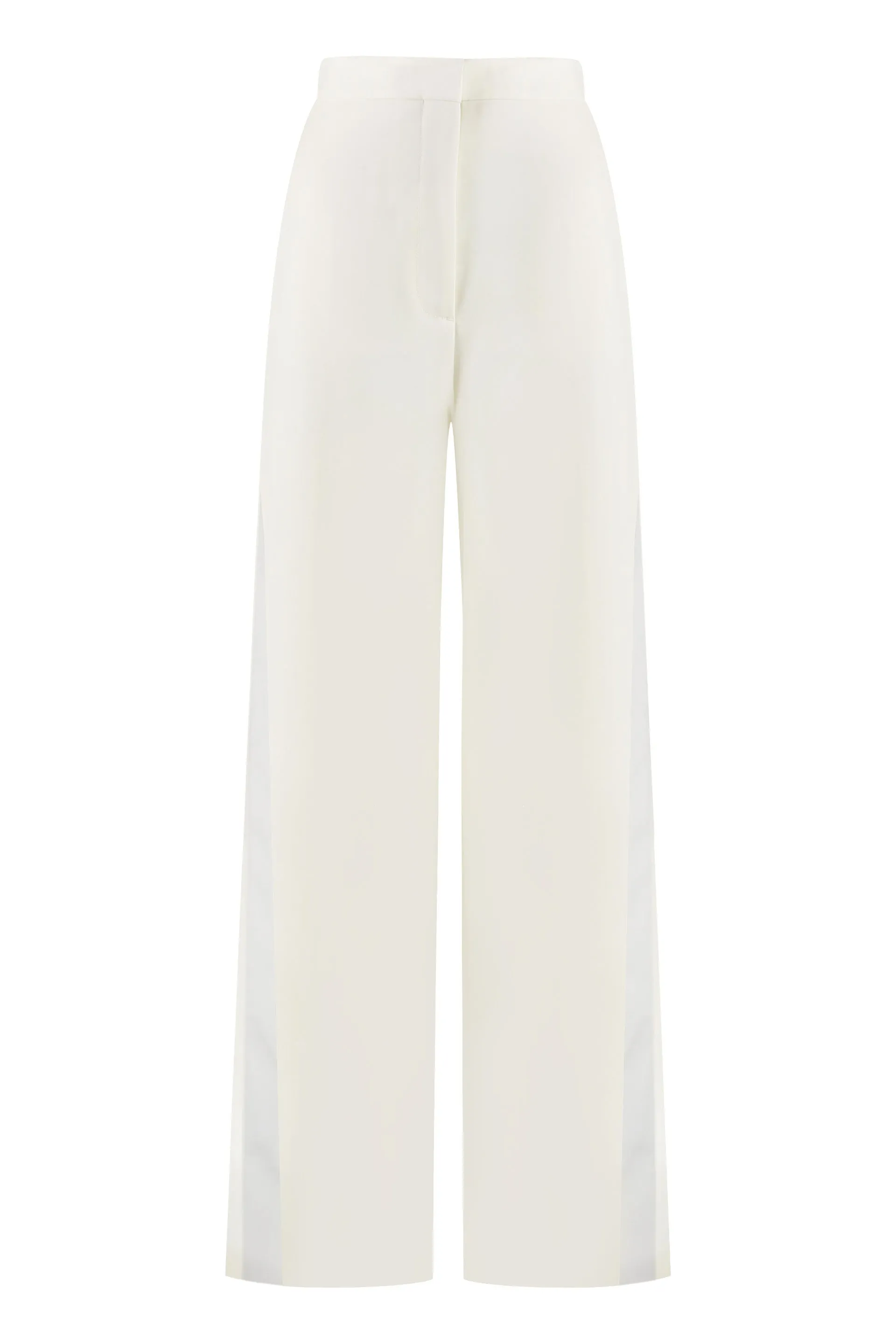 Ivory Wool Trousers sold by Lord & Taylor