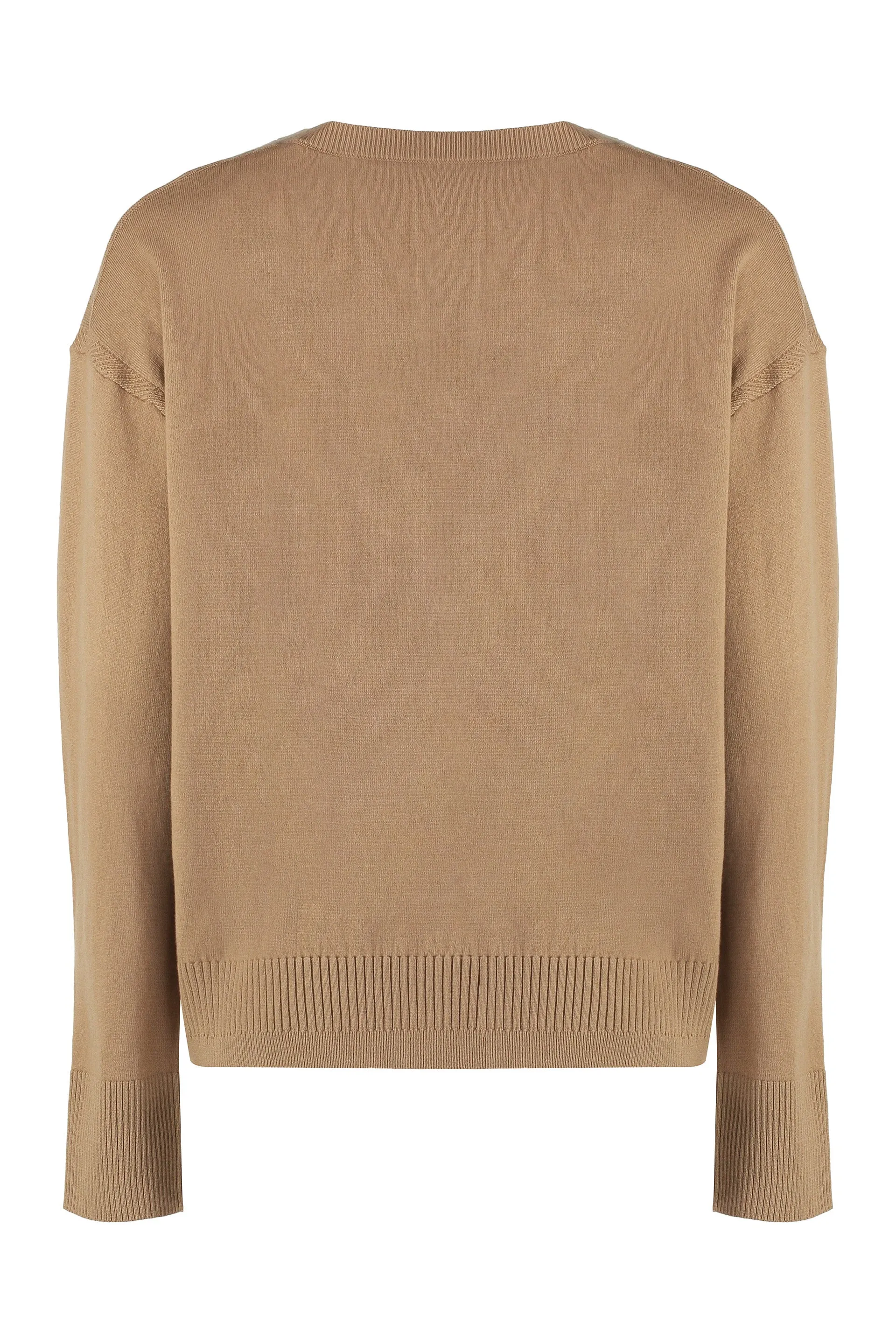 Crew-Neck Wool Sweater in Camel sold by Lord & Taylor product image thumbnail 2