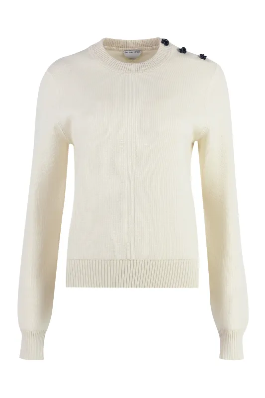 Crew-Neck Wool Sweater made by Bottega Veneta