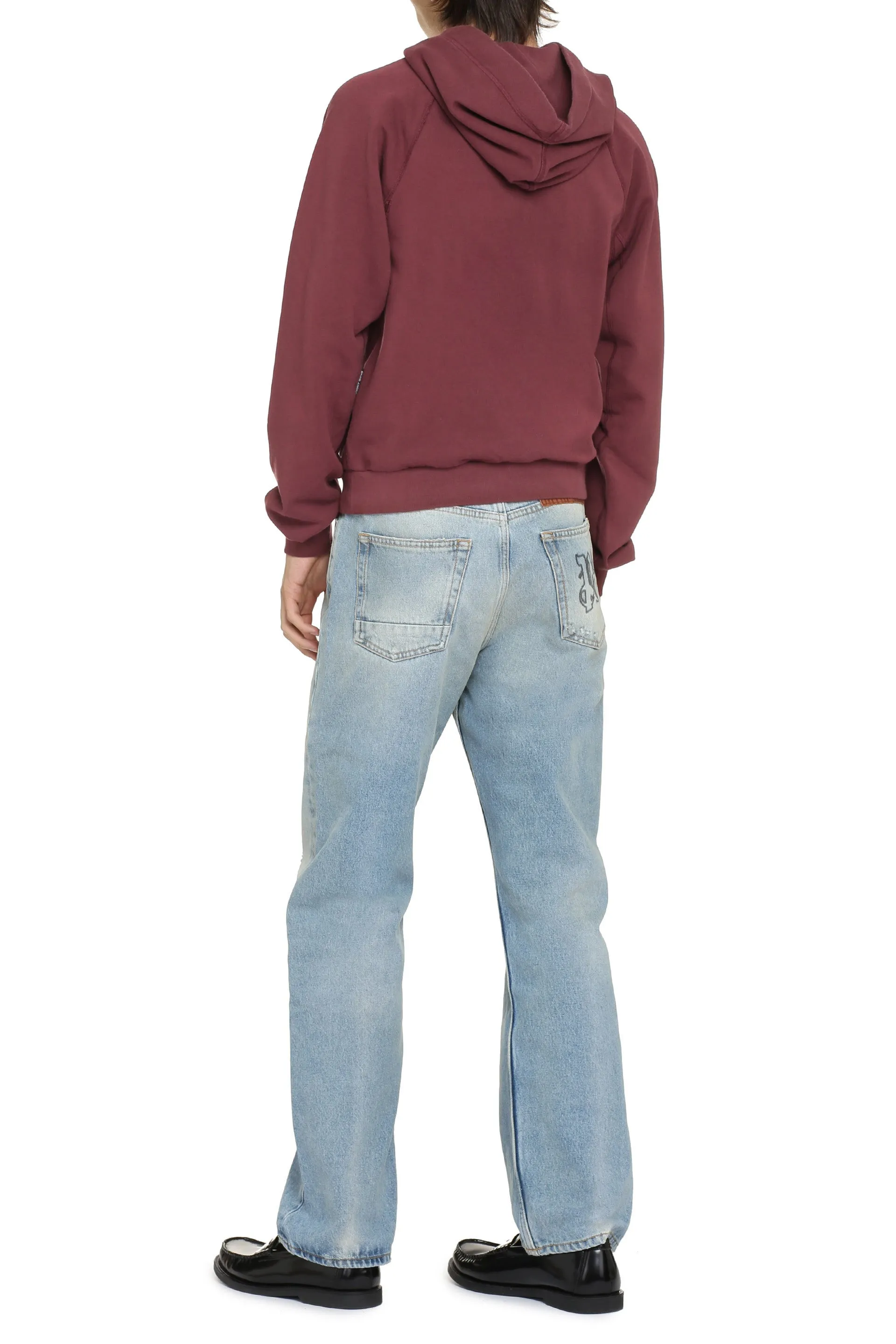 Burgundy Cotton Hoodie sold by Lord & Taylor product image thumbnail 4