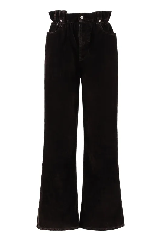 Velvet Wide Leg Trousers sold by Lord & Taylor