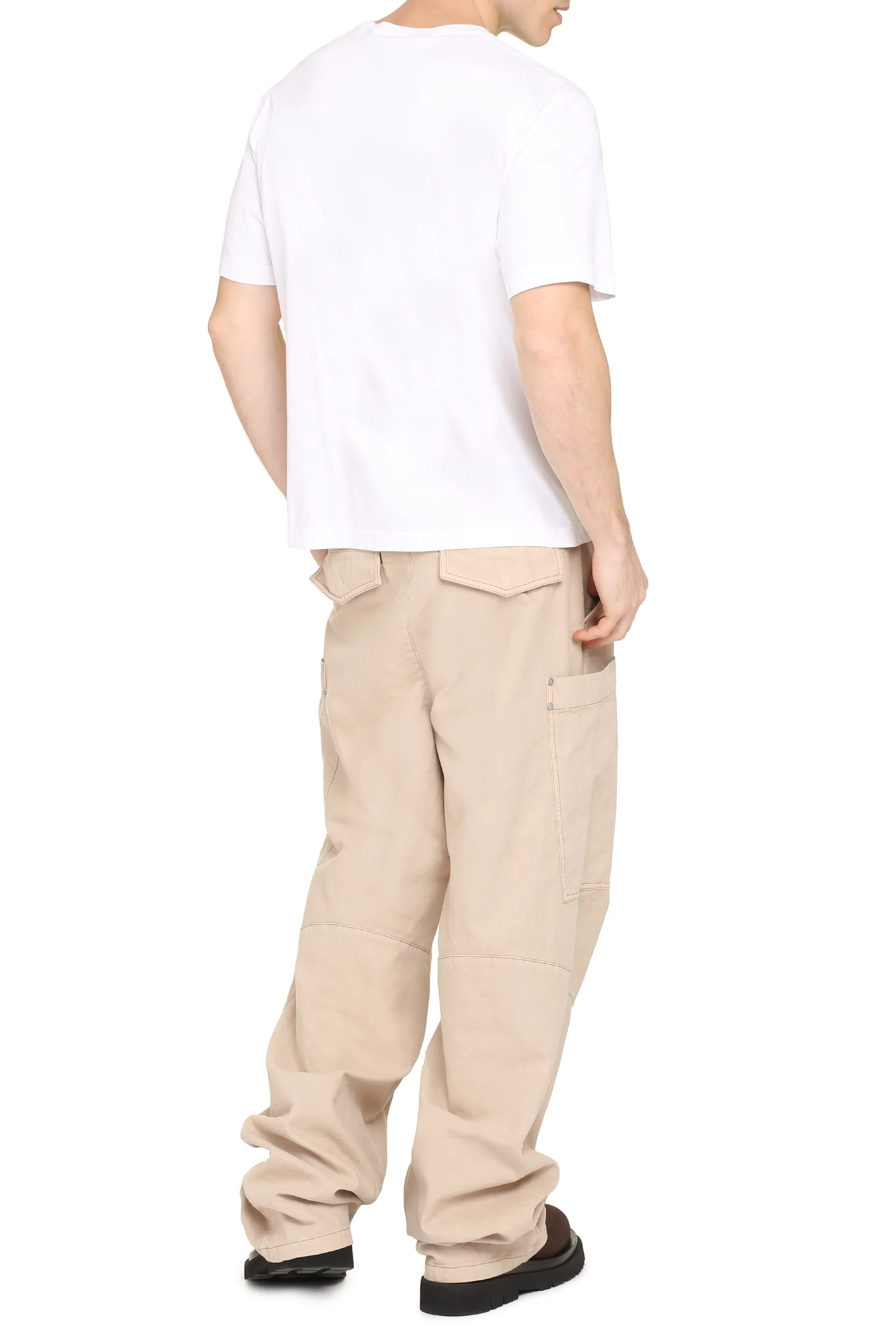 Cotton Crew-Neck T-Shirt sold by Lord & Taylor product image thumbnail 4