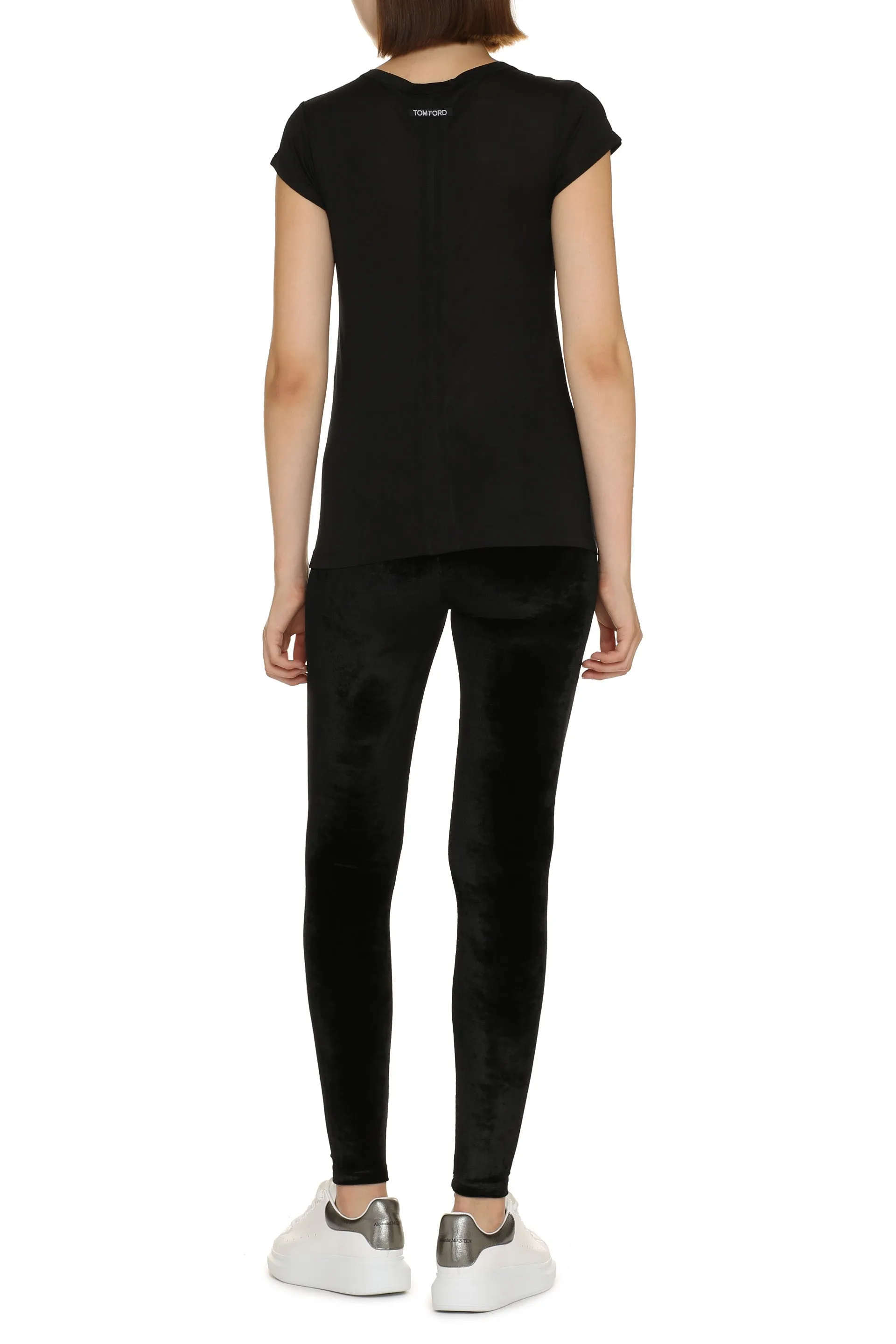 Silk Knit T-Shirt sold by Lord & Taylor product image thumbnail 4