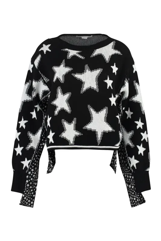 Stars Pattern Long Sleeve Sweater made by Stella McCartney