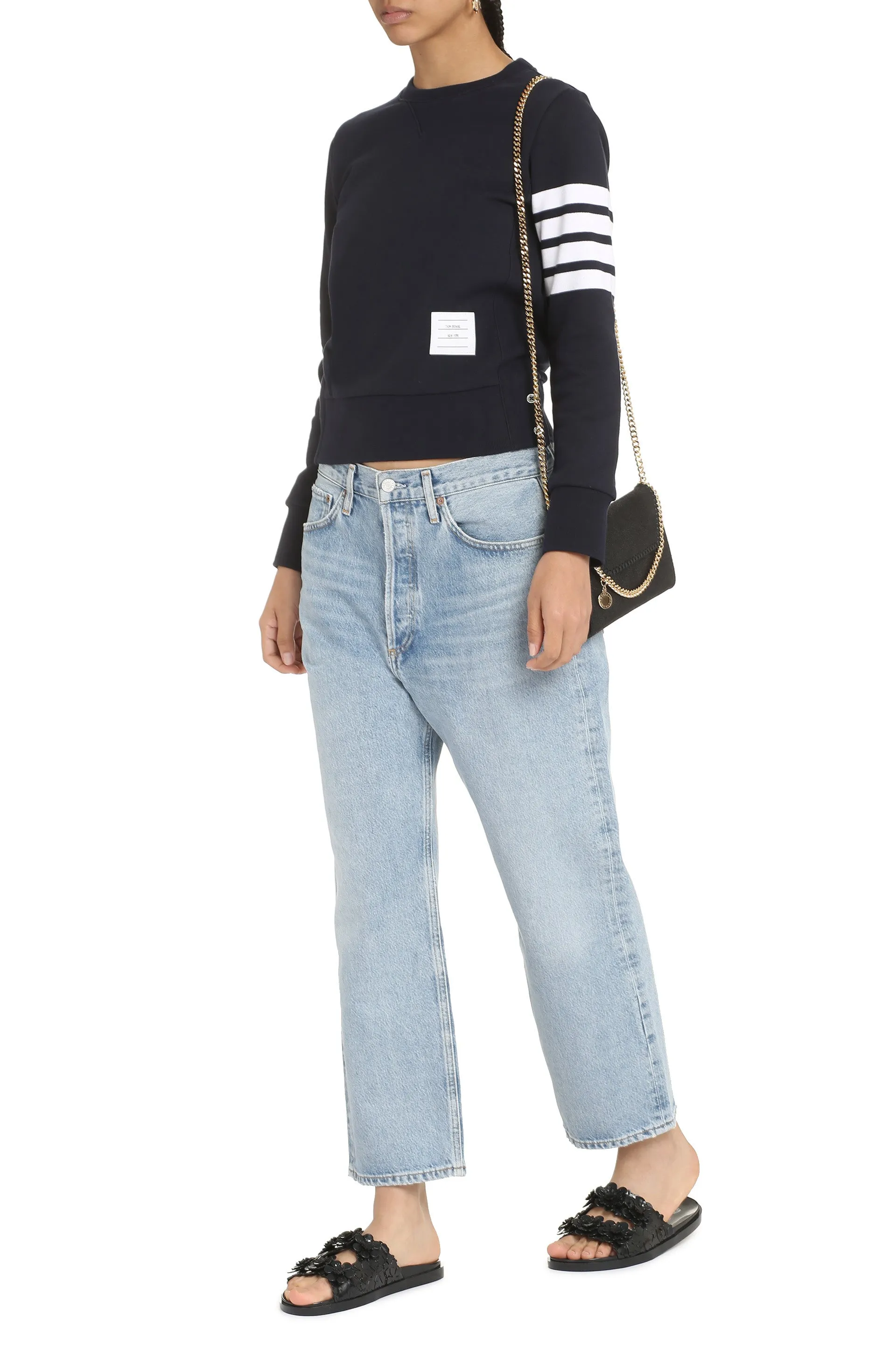 Cotton Crew-Neck Sweatshirt sold by Lord & Taylor product image thumbnail 5