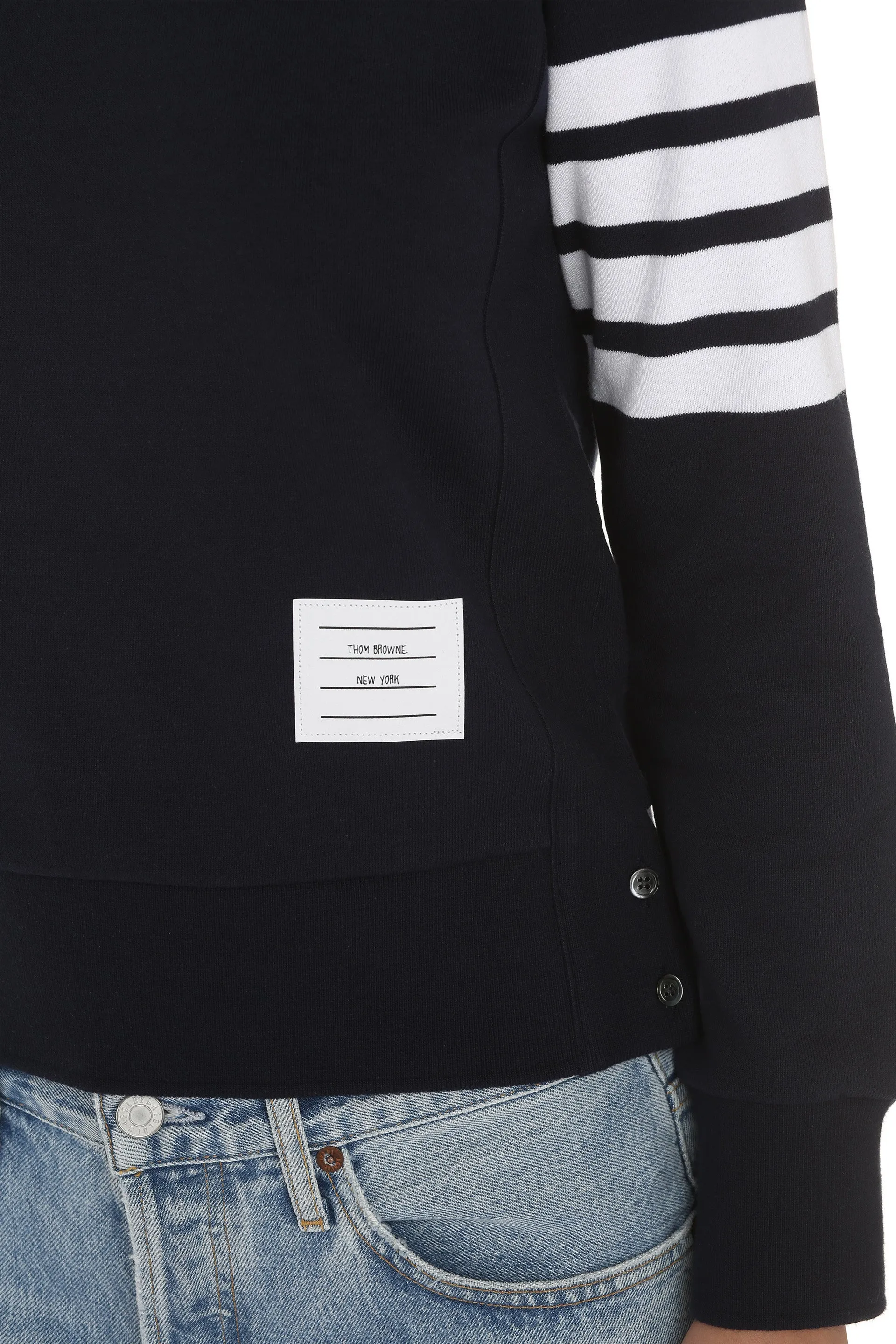 Cotton Crew-Neck Sweatshirt sold by Lord & Taylor product image thumbnail 3