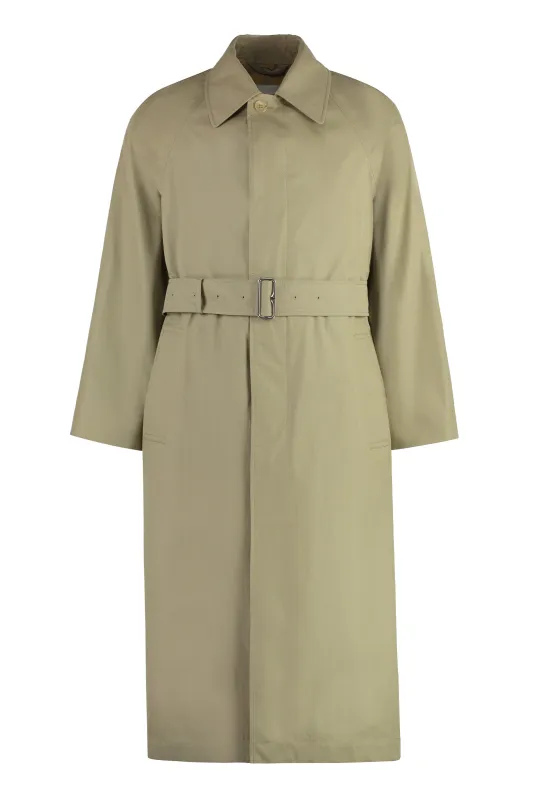 Cotton Trench Coat with Waist Belt made by Burberry