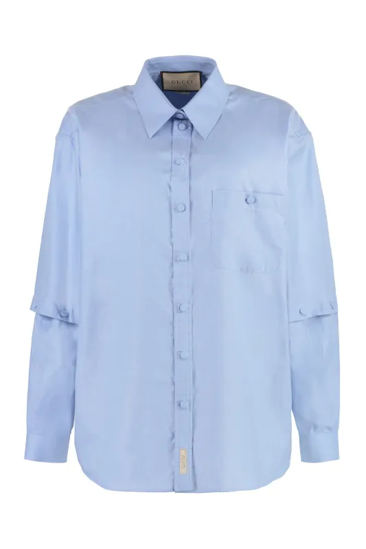 Gucci Cotton-Oxford Shirt sold by Lord & Taylor
