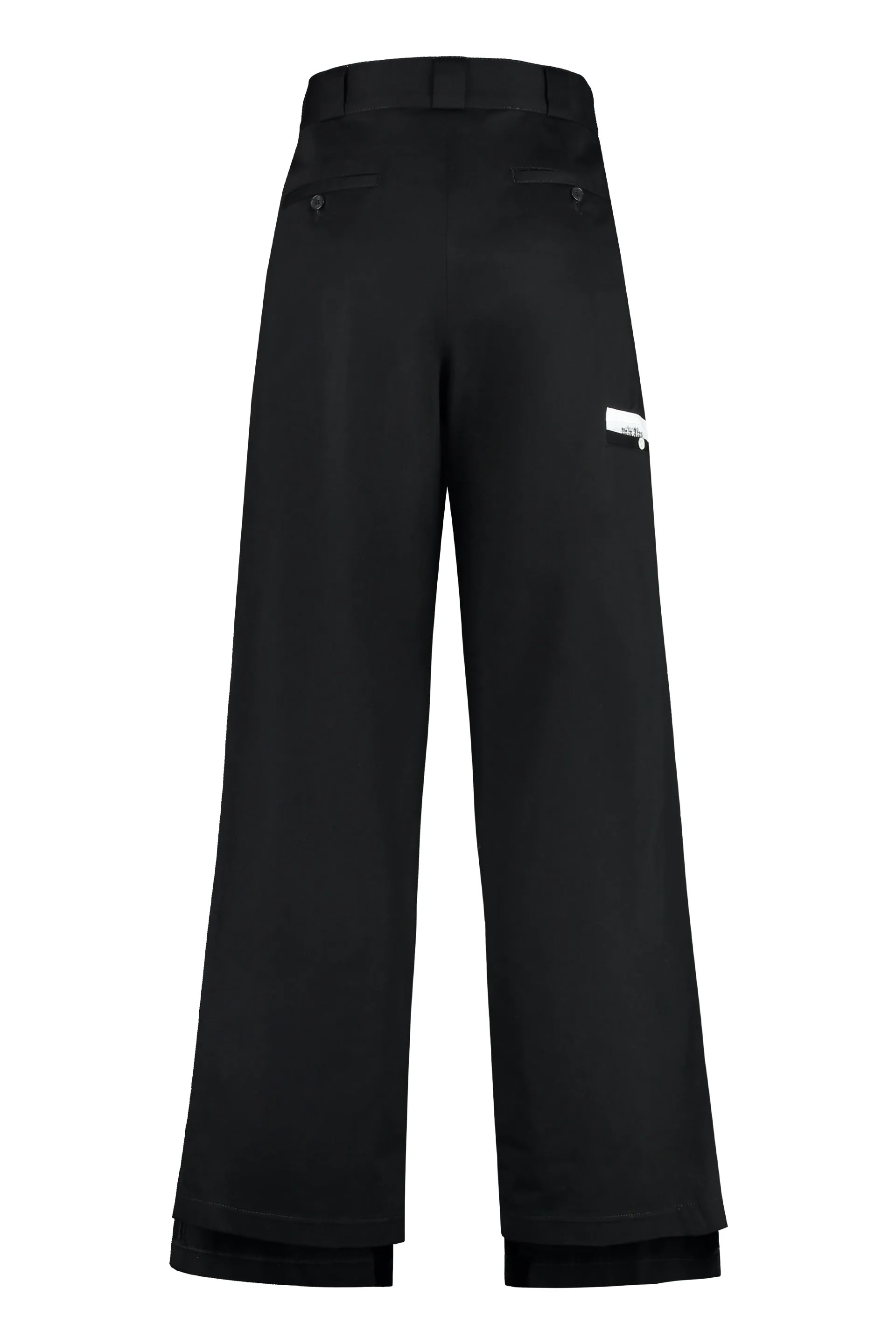 Black Cotton Cargo Trousers sold by Lord & Taylor product image thumbnail 2