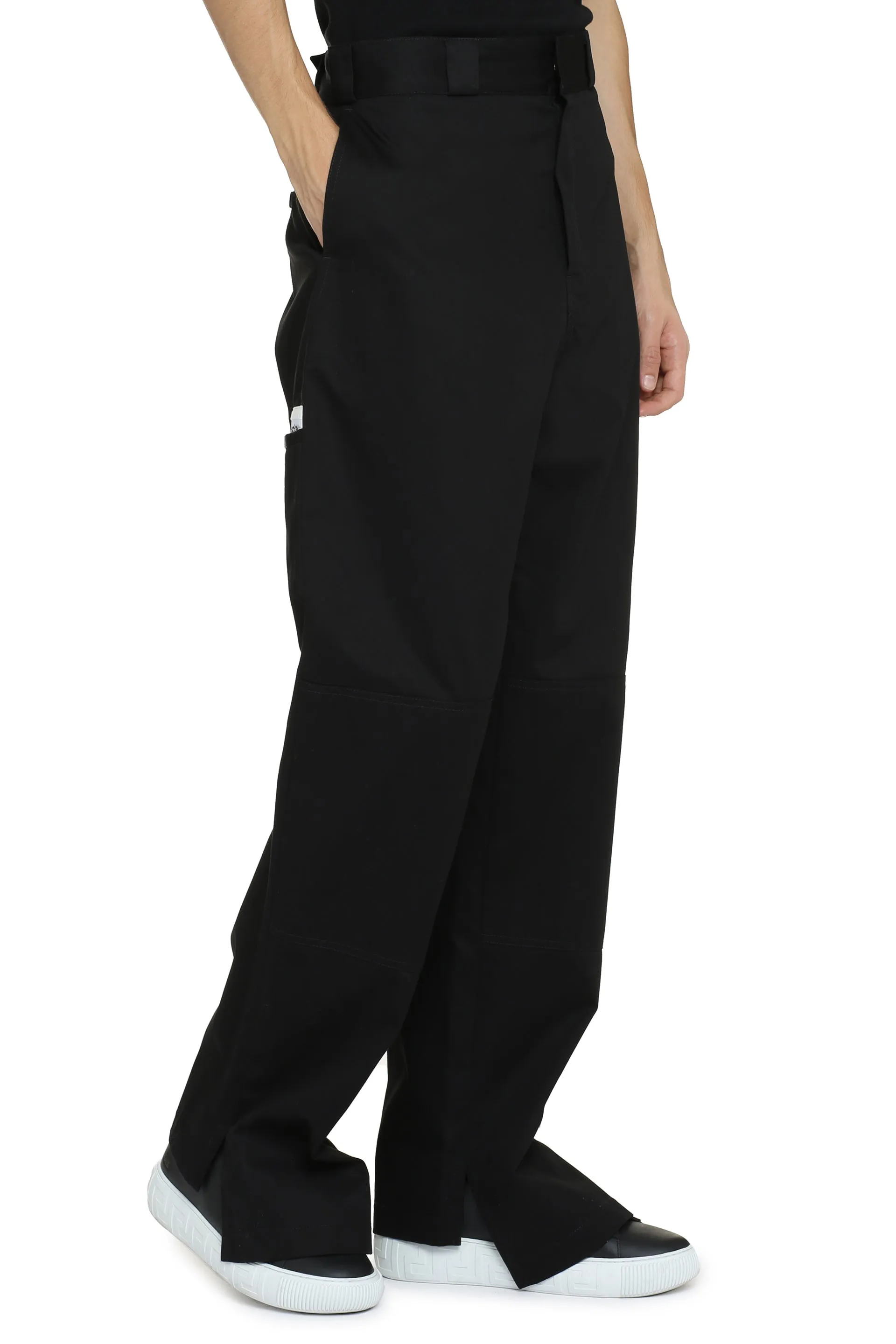 Black Cotton Cargo Trousers sold by Lord & Taylor product image thumbnail 3