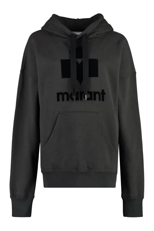 Isabel Marant Mansel Logo Cotton Hoodie made by Isabel Marant