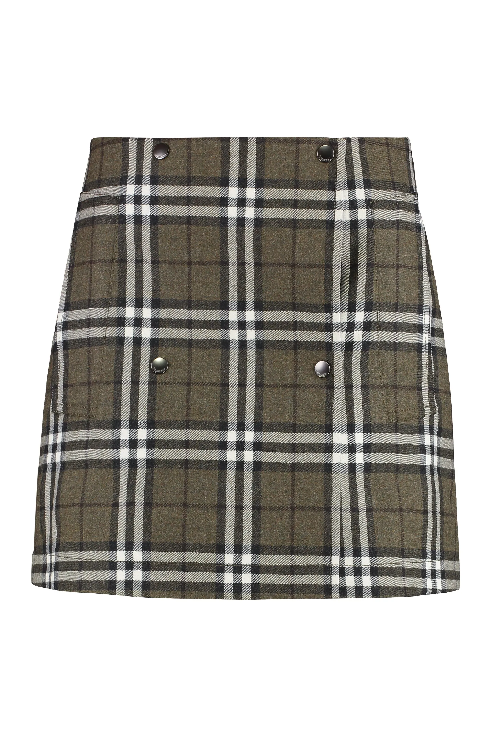 Wool Mini Skirt with Check Motif sold by Lord & Taylor