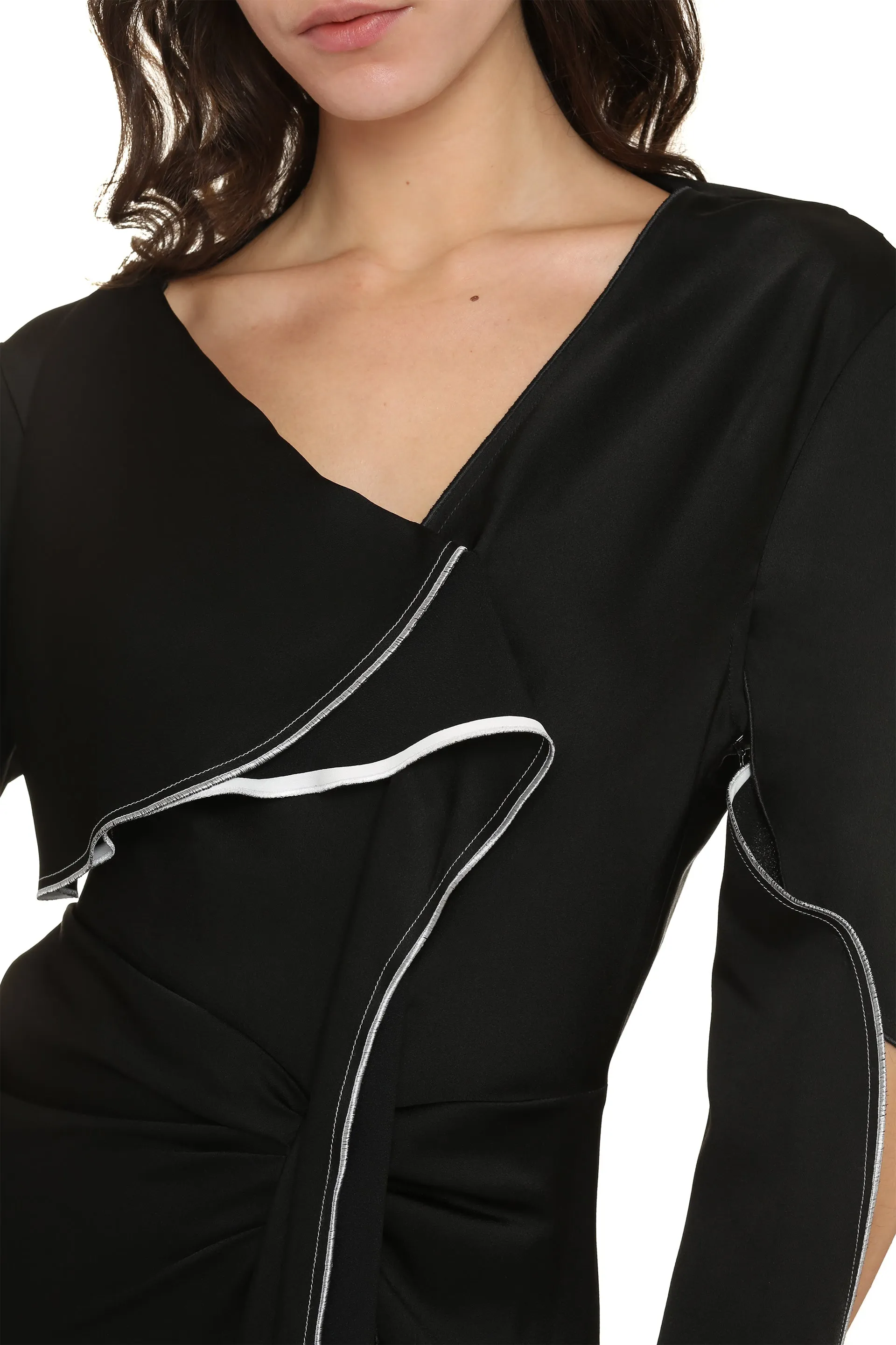 Asymmetric Hem Viscose Dress sold by Lord & Taylor product image thumbnail 5