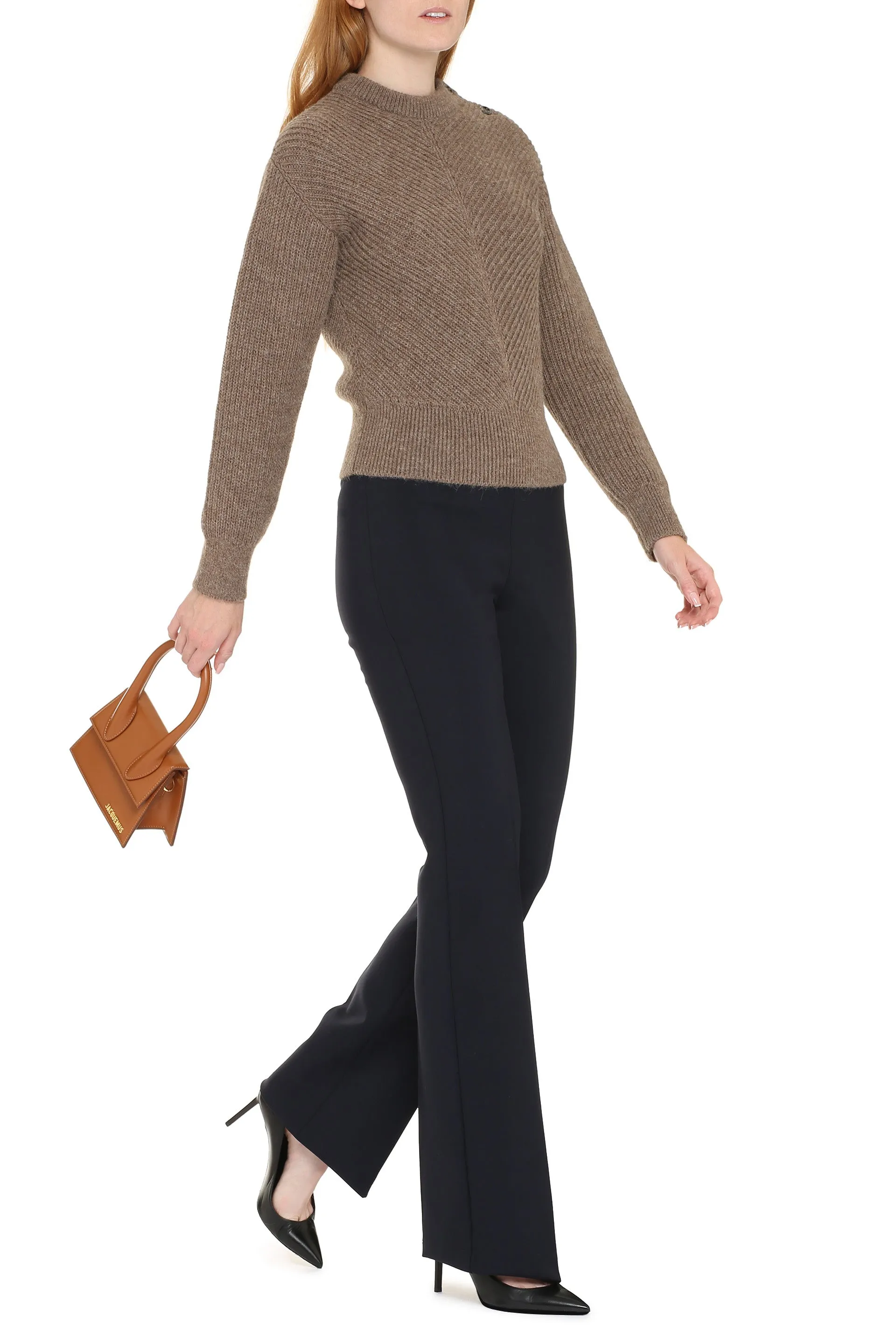 Long-Sleeve Crew-Neck Alpaca Sweater sold by Lord & Taylor product image thumbnail 3