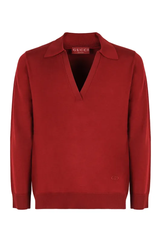 Gucci Wool V-Neck Sweater sold by Lord & Taylor