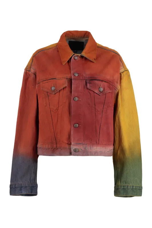 Eli Cropped Denim Jacket sold by Lord & Taylor