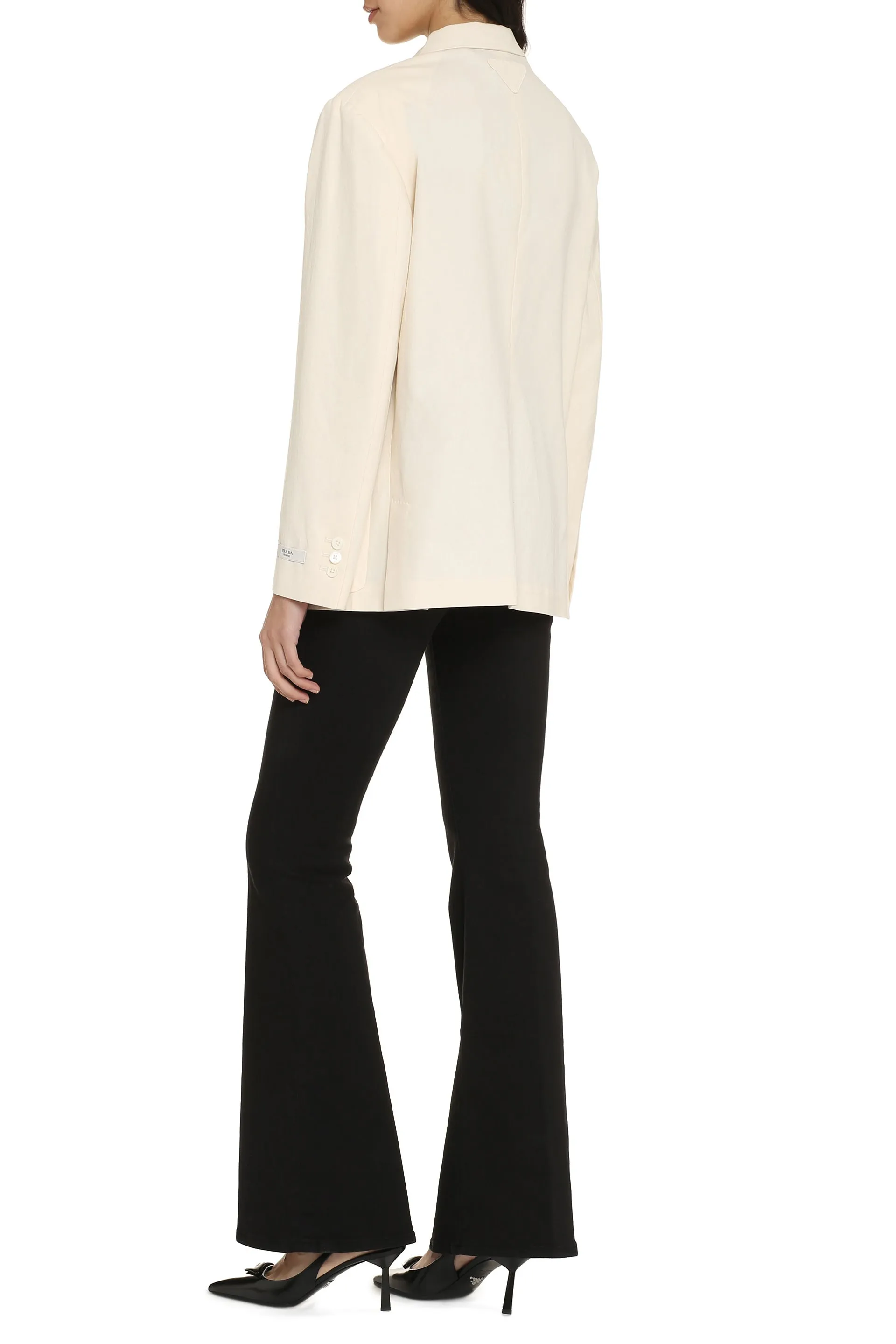 Double-Breasted Cotton Blazer sold by Lord & Taylor product image thumbnail 4