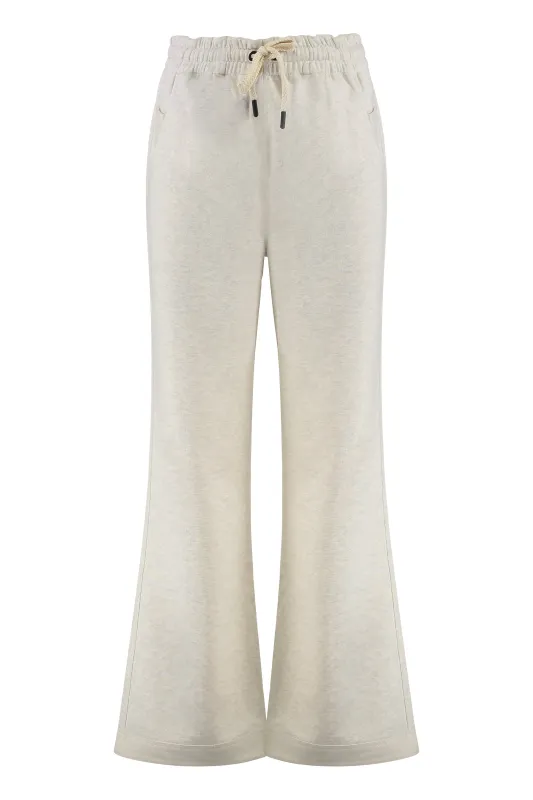 Gray Cotton Track Pants sold by Lord & Taylor