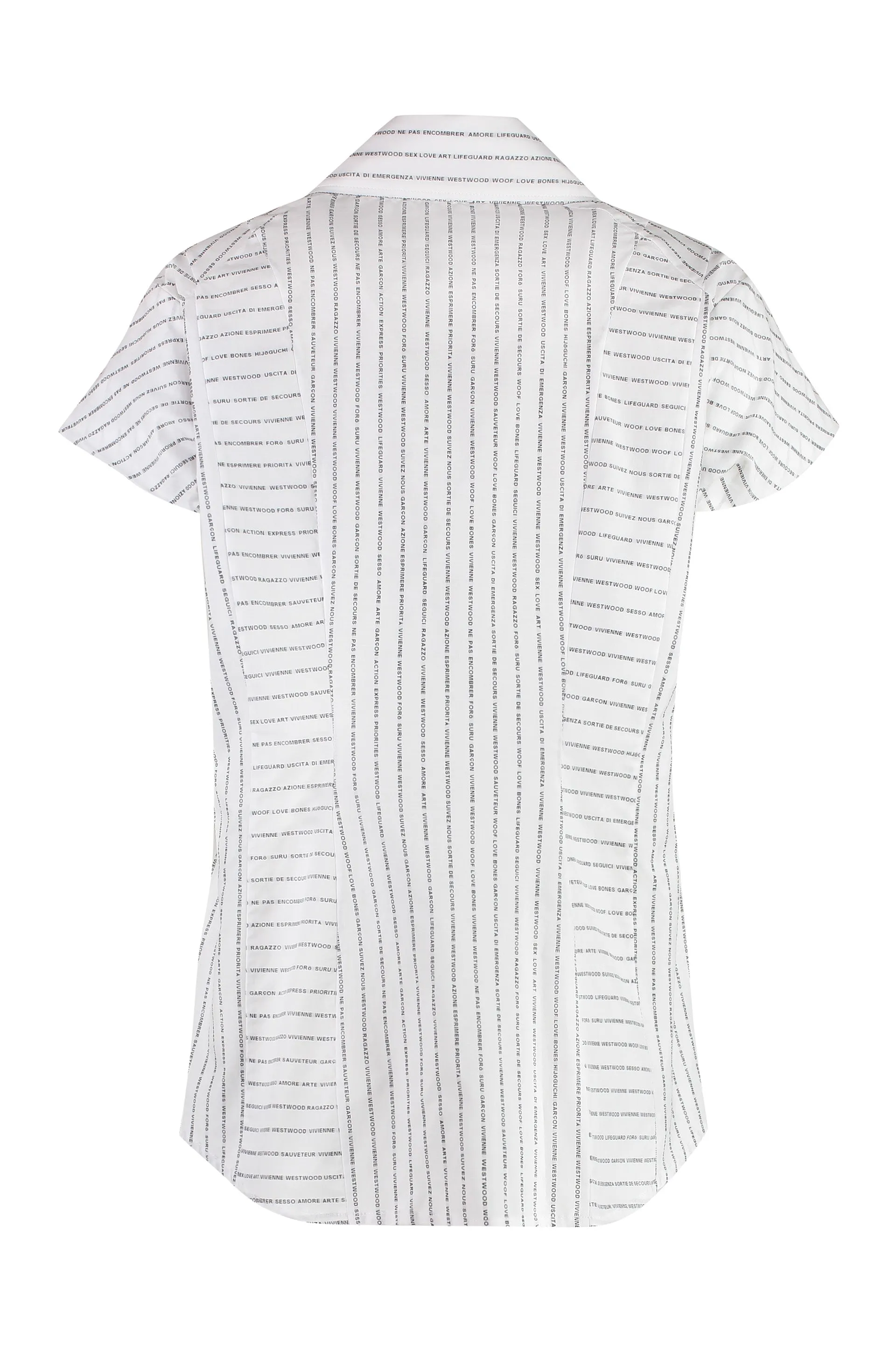 White Printed Cotton Shirt sold by Lord & Taylor product image thumbnail 2