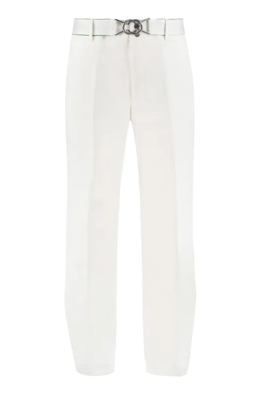 Cotton Trousers with Ankle Cuffs made by Bottega Veneta