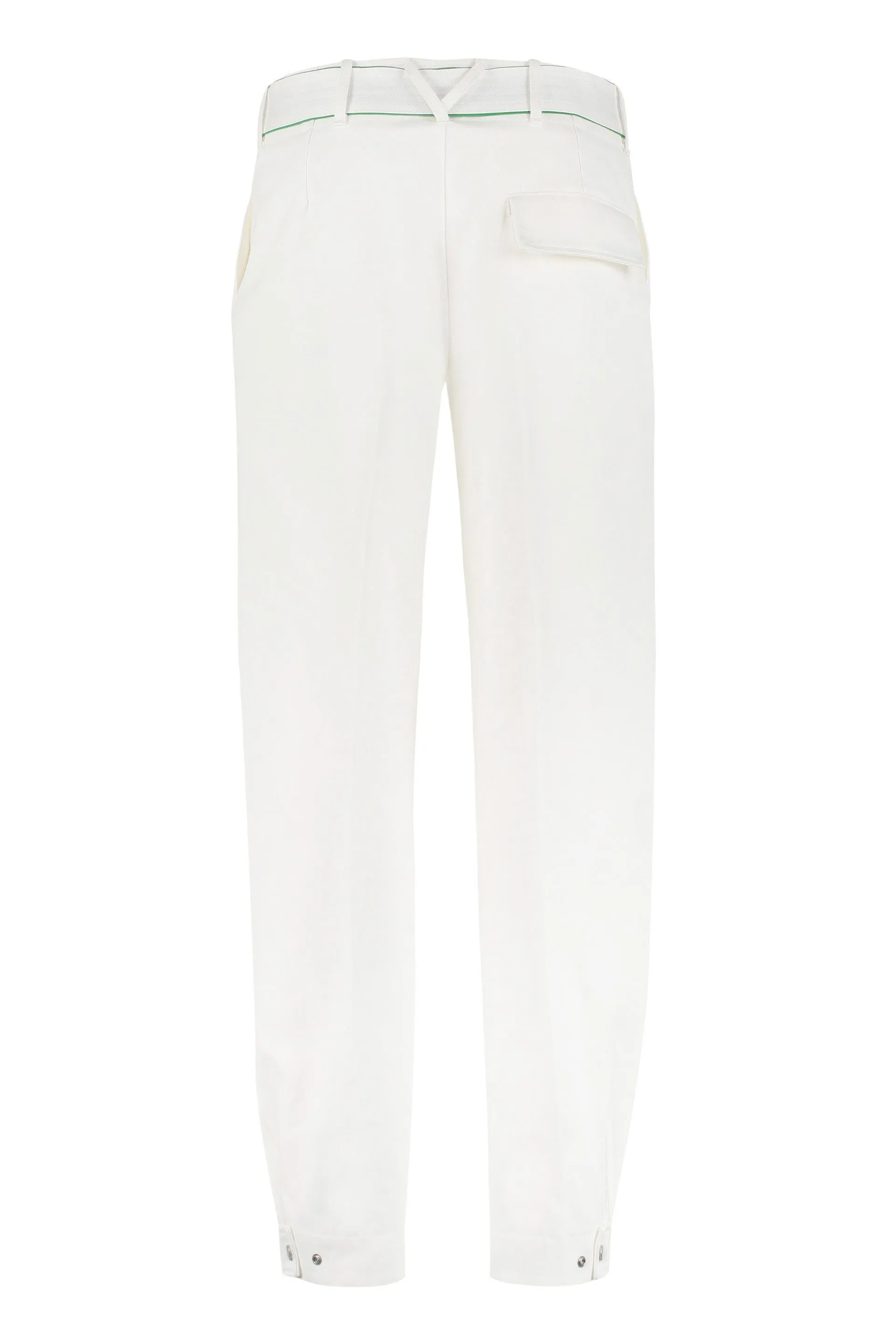 Cotton Trousers with Ankle Cuffs sold by Lord & Taylor product image thumbnail 2