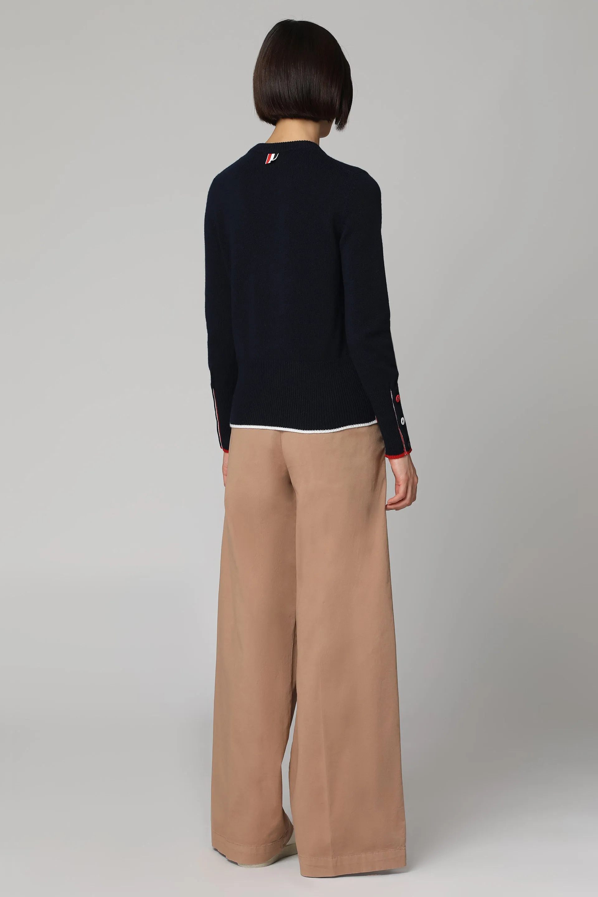 Robotech Cotton Wide-Leg Trousers sold by Lord & Taylor product image thumbnail 4