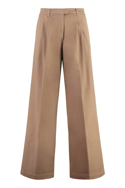 Robotech Cotton Wide-Leg Trousers sold by Lord & Taylor