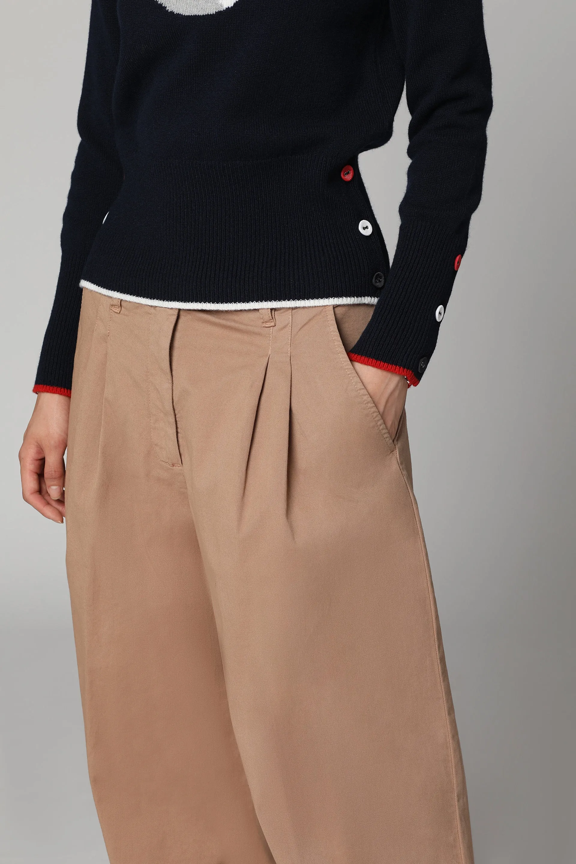 Robotech Cotton Wide-Leg Trousers sold by Lord & Taylor product image thumbnail 5