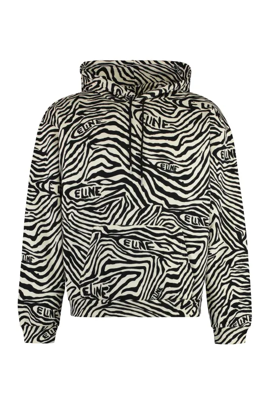 Animal-Print Cotton Hoodie sold by Lord & Taylor