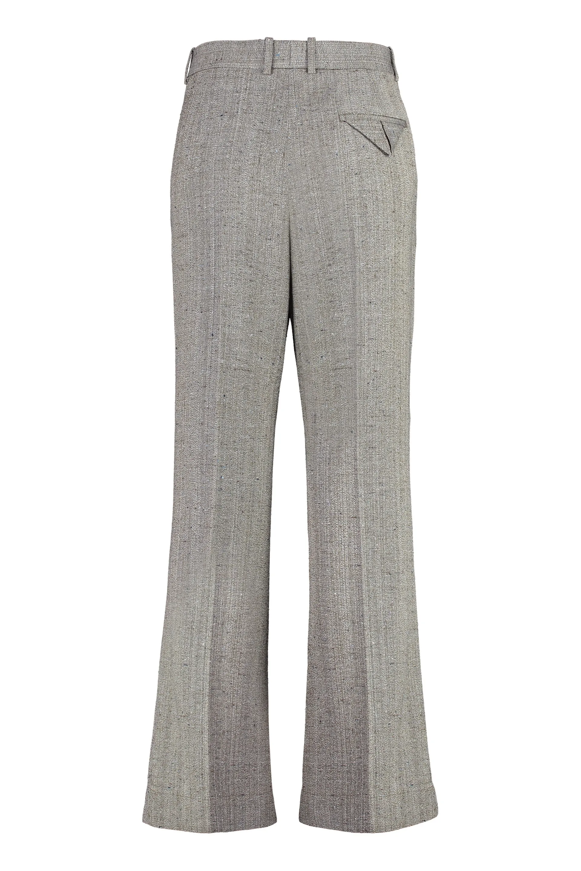Gray Viscose-Silk Flared Trousers sold by Lord & Taylor product image thumbnail 2