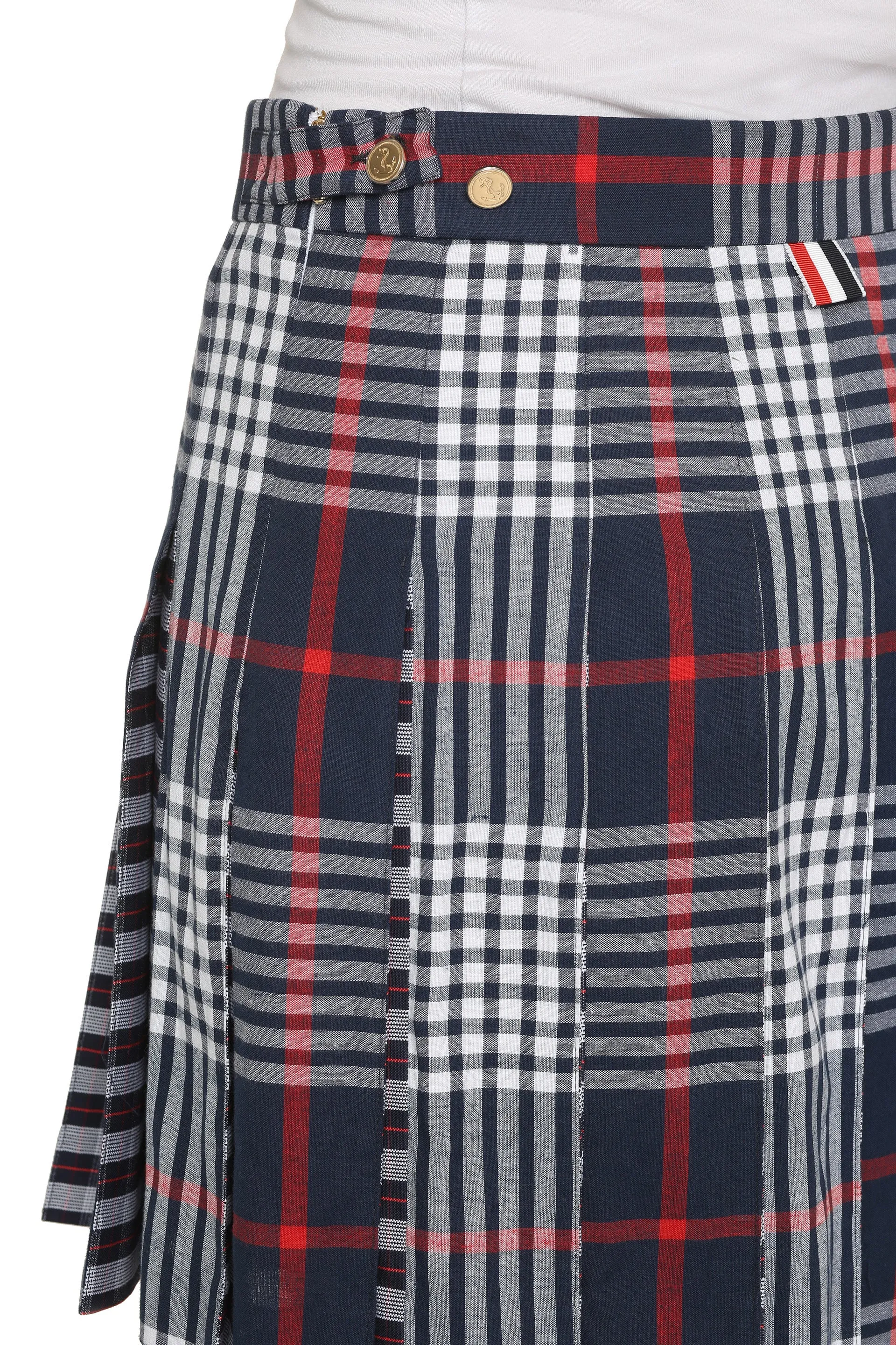 Pleated Check Mini Skirt sold by Lord & Taylor product image thumbnail 5