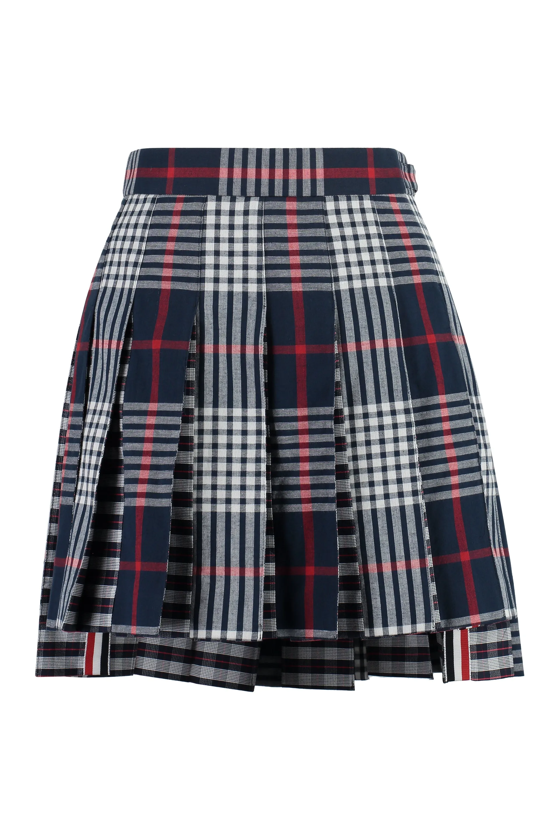 Pleated Check Mini Skirt sold by Lord & Taylor
