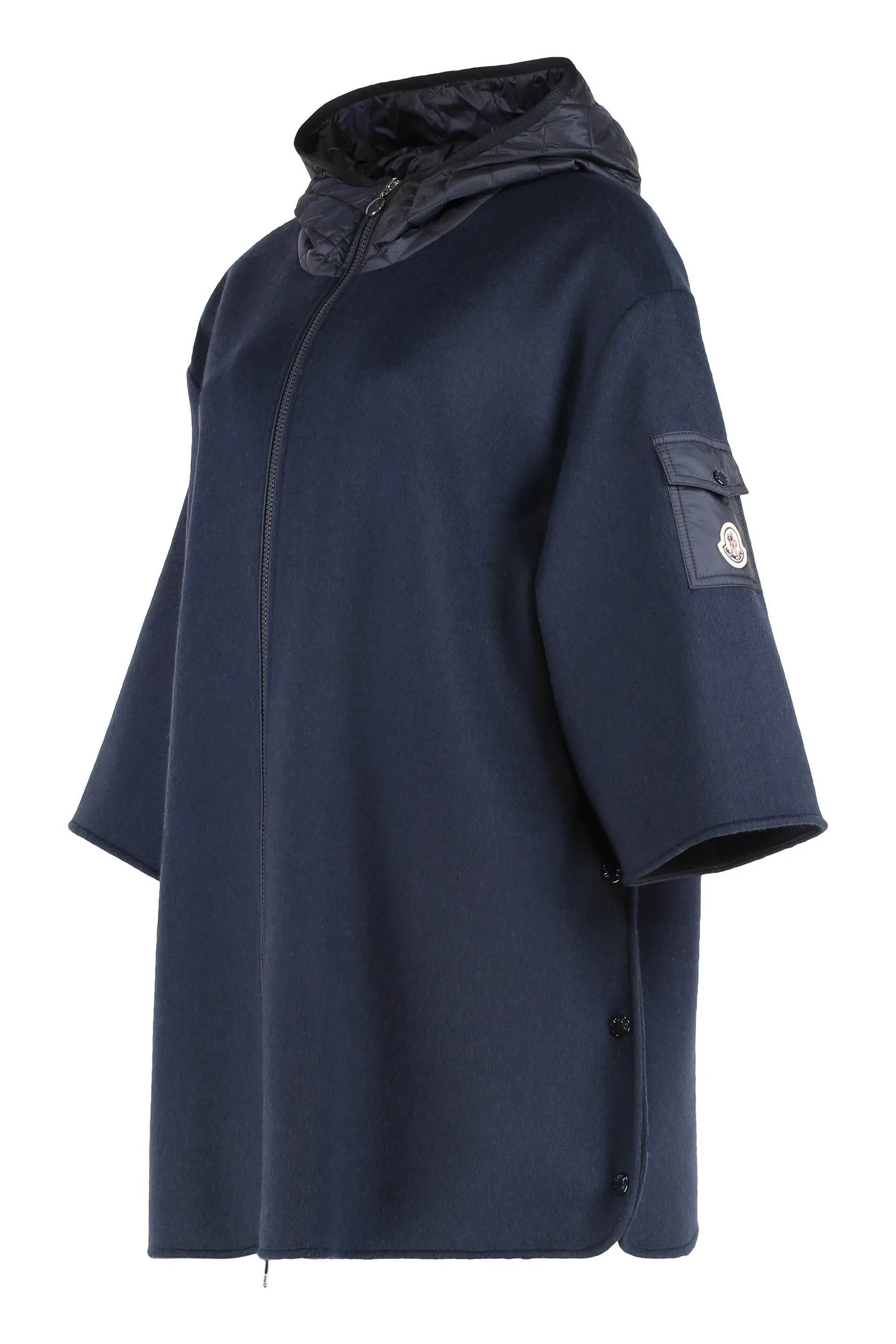 Zip-Up Hooded Cape sold by Lord & Taylor product image thumbnail 3