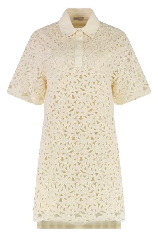 Ivory Cotton Mini Dress sold by Lord & Taylor