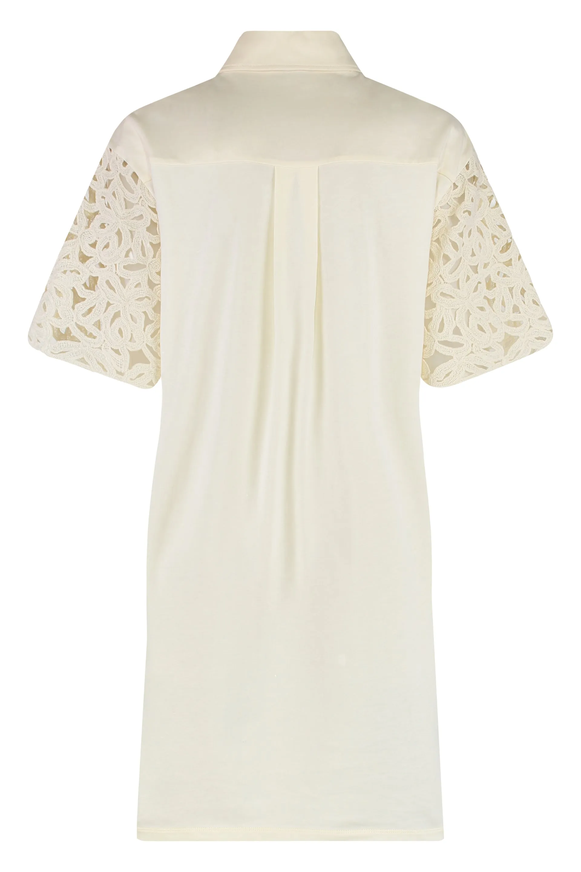 Ivory Cotton Mini Dress sold by Lord & Taylor product image thumbnail 2