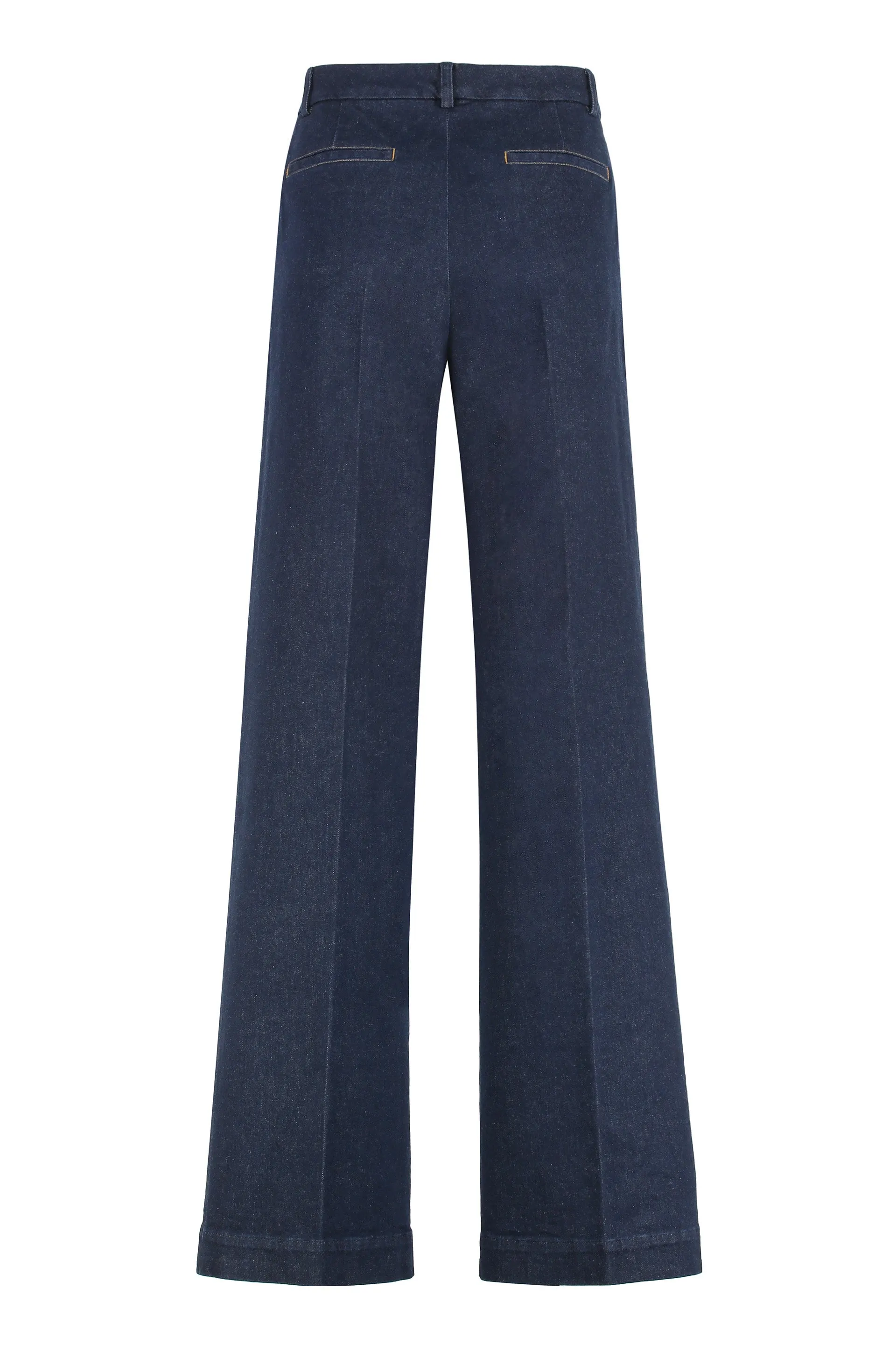 Wide-Leg Denim Jeans sold by Lord & Taylor product image thumbnail 2