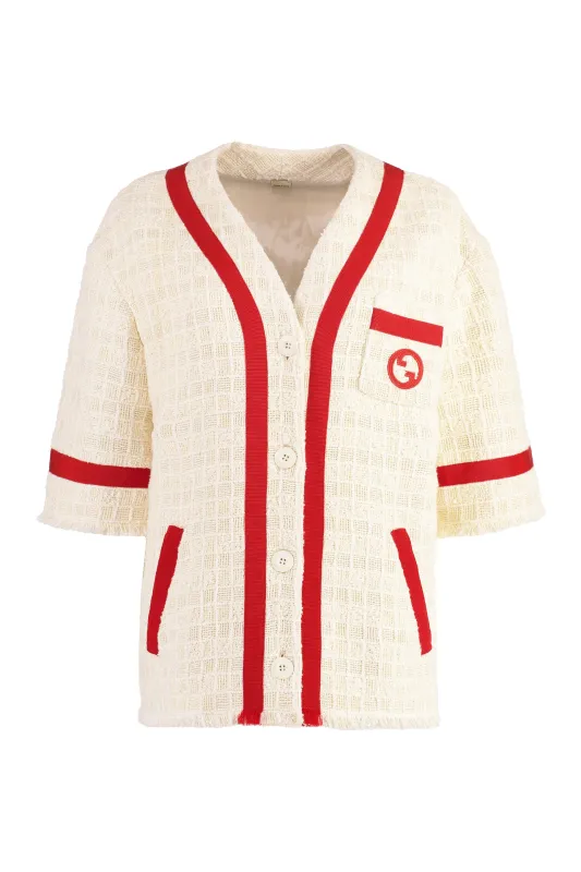 Ivory Cotton-Blend Blazer sold by Lord & Taylor