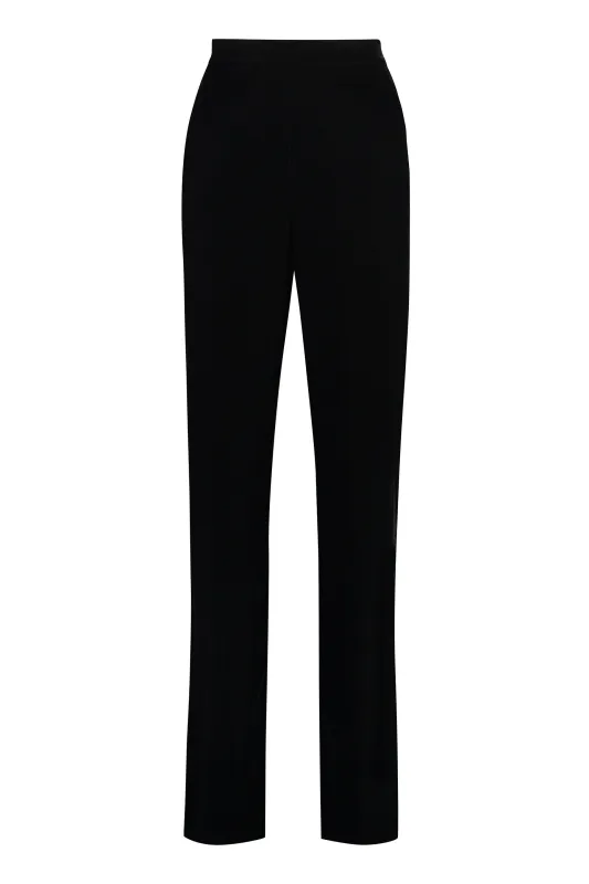 Velvet Wide-Leg Trousers made by Etro
